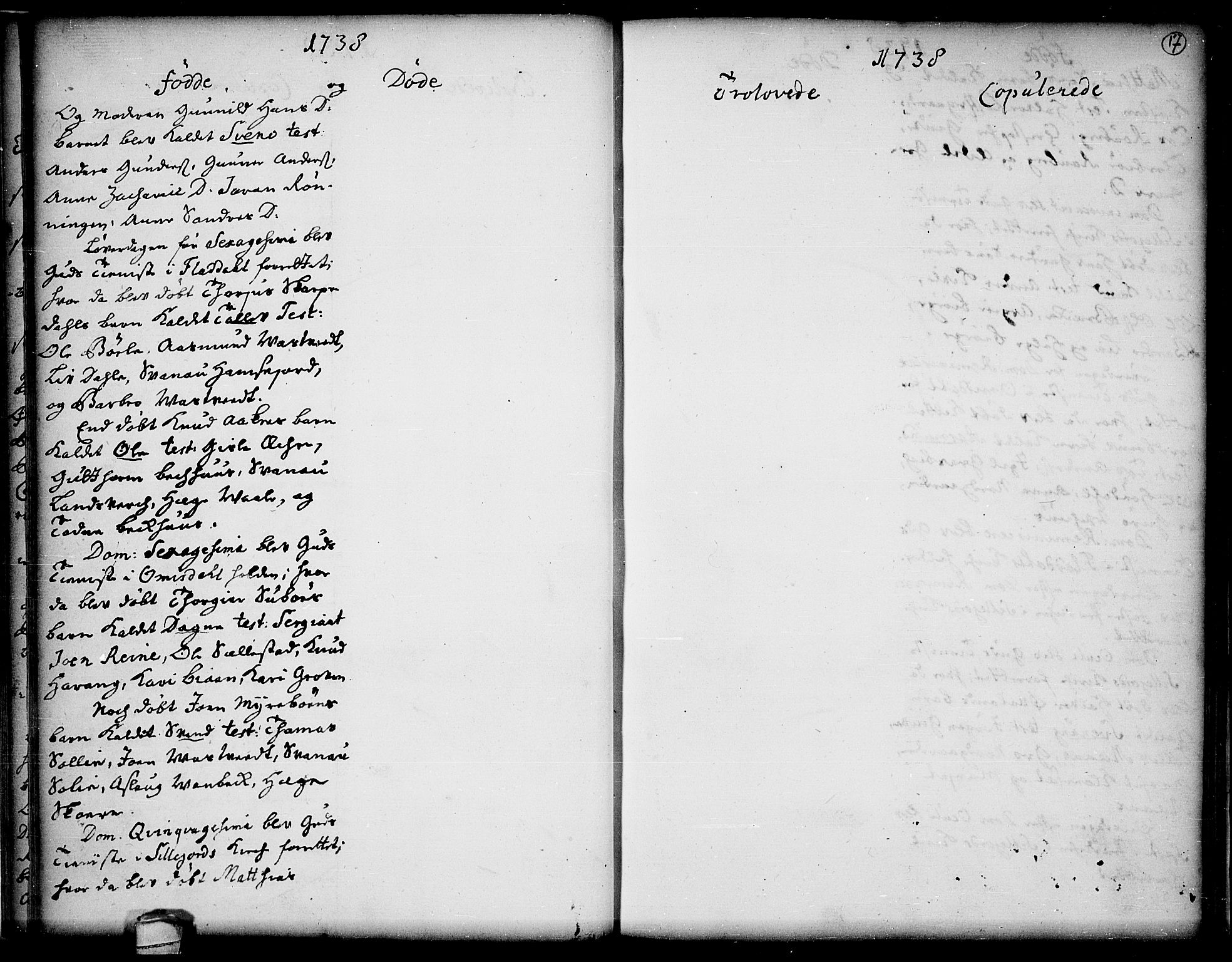 Seljord kirkebøker, SAKO/A-20/F/Fa/L0005: Ministerialbok nr. I 5, 1737-1743, s. 17