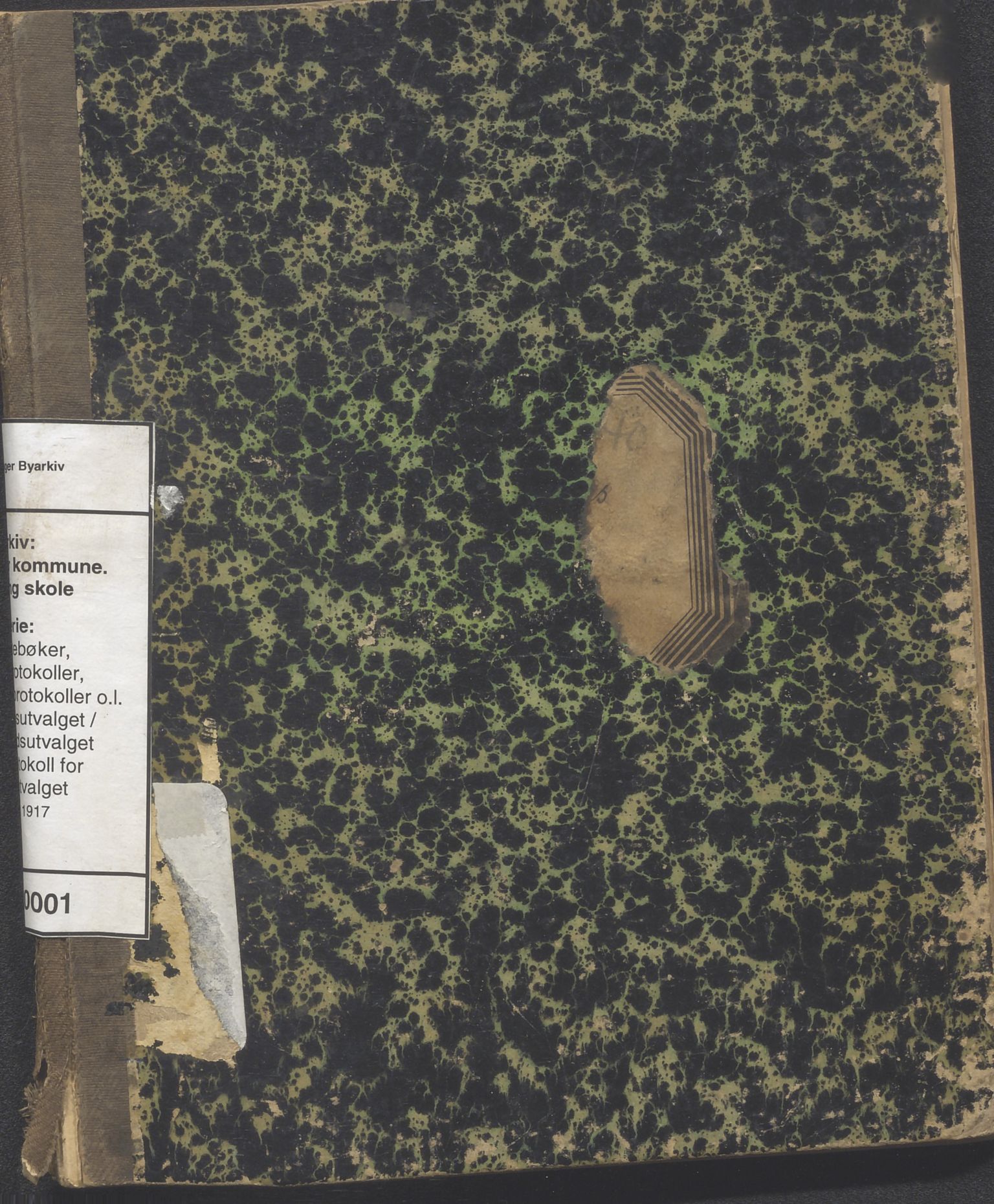 Stavanger kommune. Solvang skole, BYST/A-0076/A/Aa/L0001: Møteprotokoll for tilsynsutvalget, 1899-1917
