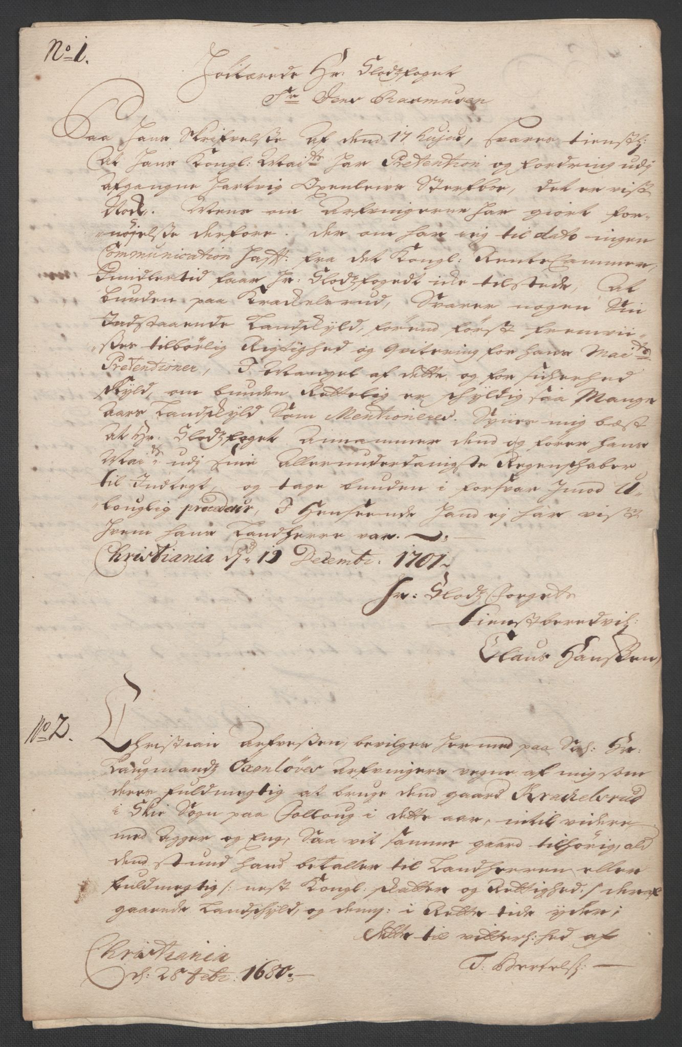 Rentekammeret inntil 1814, Reviderte regnskaper, Fogderegnskap, AV/RA-EA-4092/R10/L0444: Fogderegnskap Aker og Follo, 1701-1702, s. 233