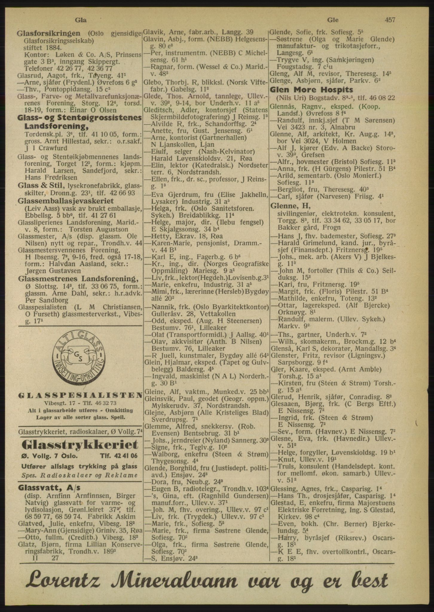 Kristiania/Oslo adressebok, PUBL/-, 1950, s. 457