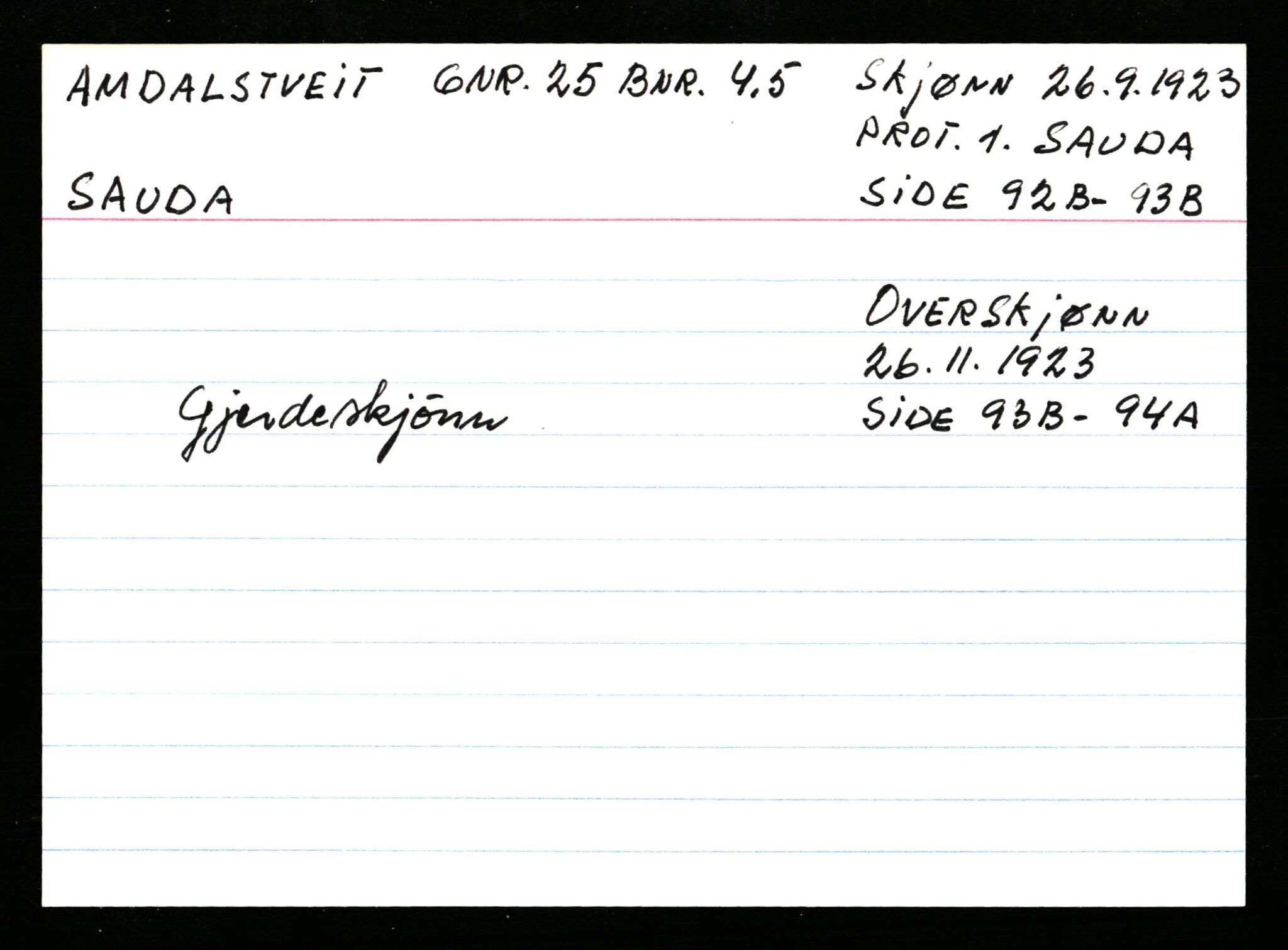 Statsarkivet i Stavanger, AV/SAST-A-101971/03/Y/Ym/L0001: Åstedskort sortert etter gårdsnavn: Abeland - Arnøen store, 1600-1950, s. 524