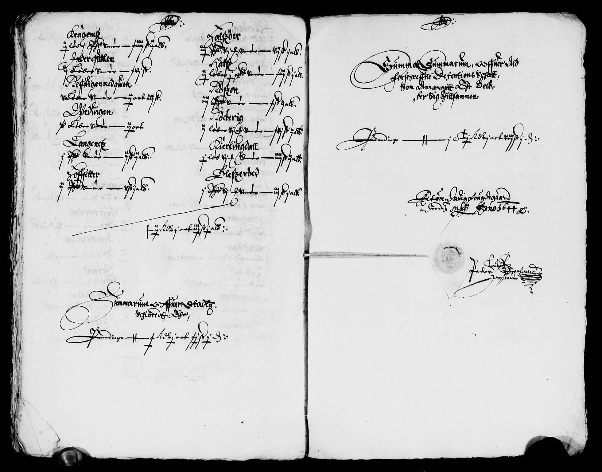Rentekammeret inntil 1814, Reviderte regnskaper, Lensregnskaper, RA/EA-5023/R/Rb/Rbt/L0098: Bergenhus len, 1642-1644