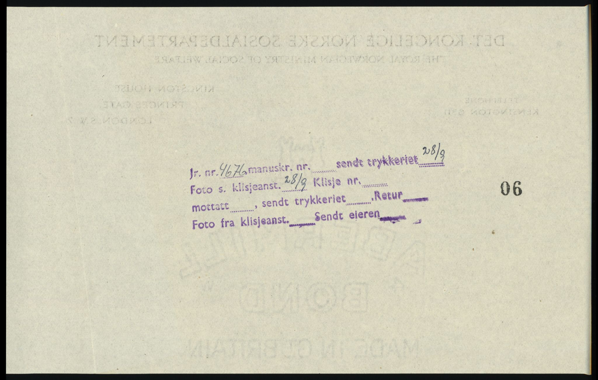 Sosialdepartementet, Våre Falne, AV/RA-S-1708/E/Ee/L0025: Personmapper: Abelsen 01 - Amundsen, H. 65, 1945-1951, s. 139