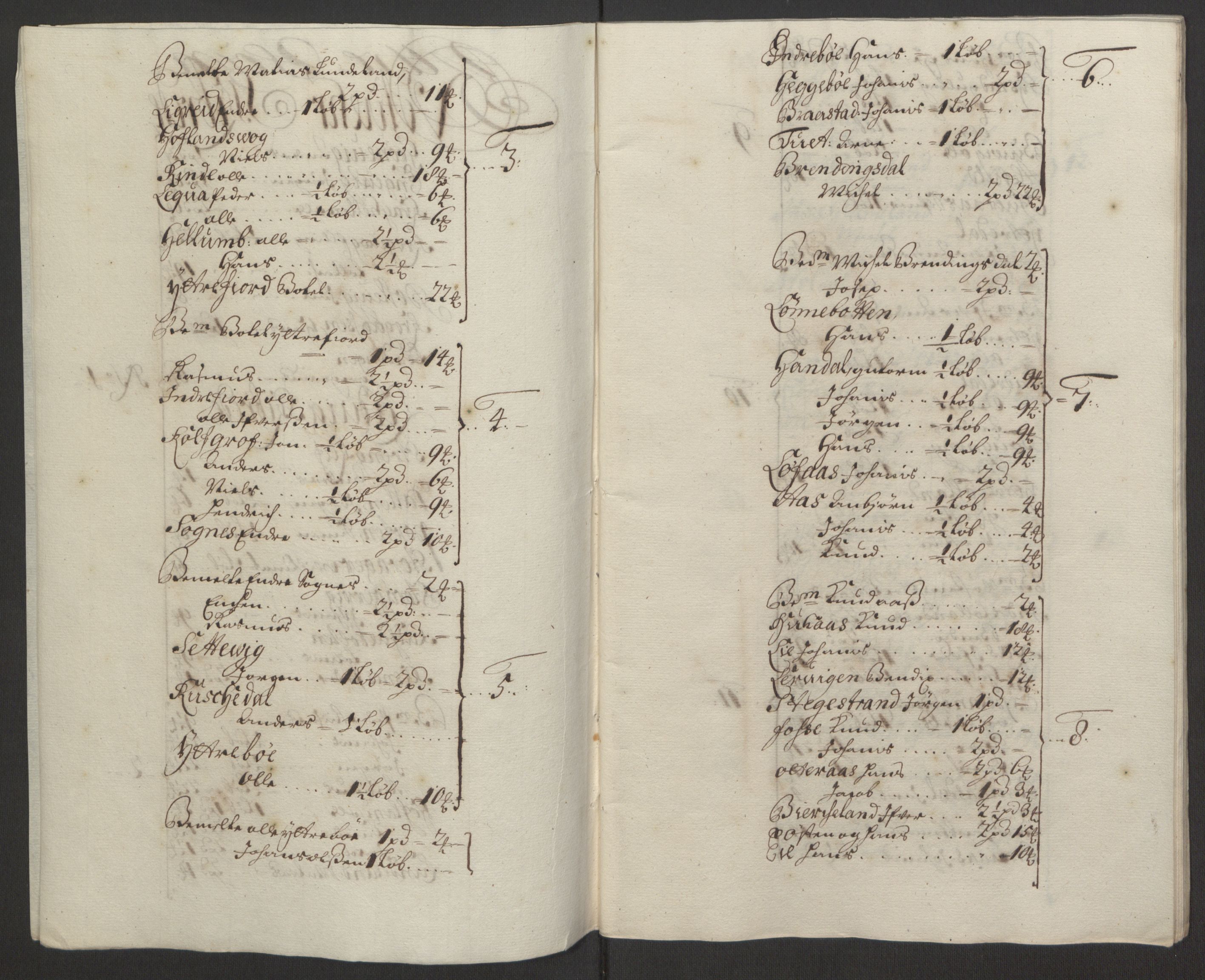 Rentekammeret inntil 1814, Reviderte regnskaper, Fogderegnskap, RA/EA-4092/R52/L3308: Fogderegnskap Sogn, 1695, s. 268