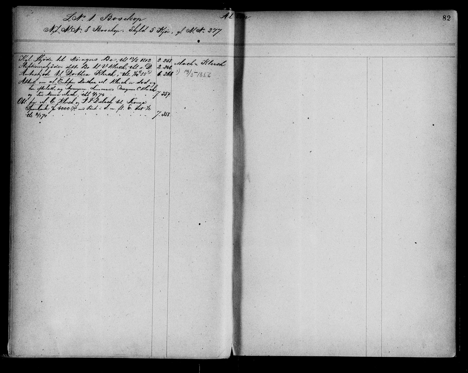 Alta fogderi/sorenskriveri, SATØ/SATØ-5/1/K/Kb/Kba/L0006pantereg: Panteregister nr. 6, 1776, s. 82