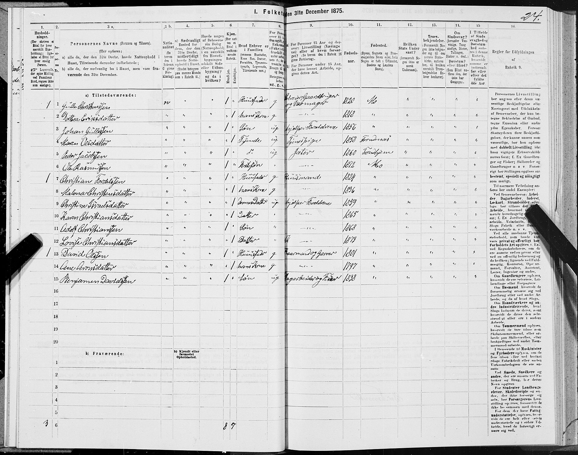 SAT, Folketelling 1875 for 1833P Mo prestegjeld, 1875, s. 1024