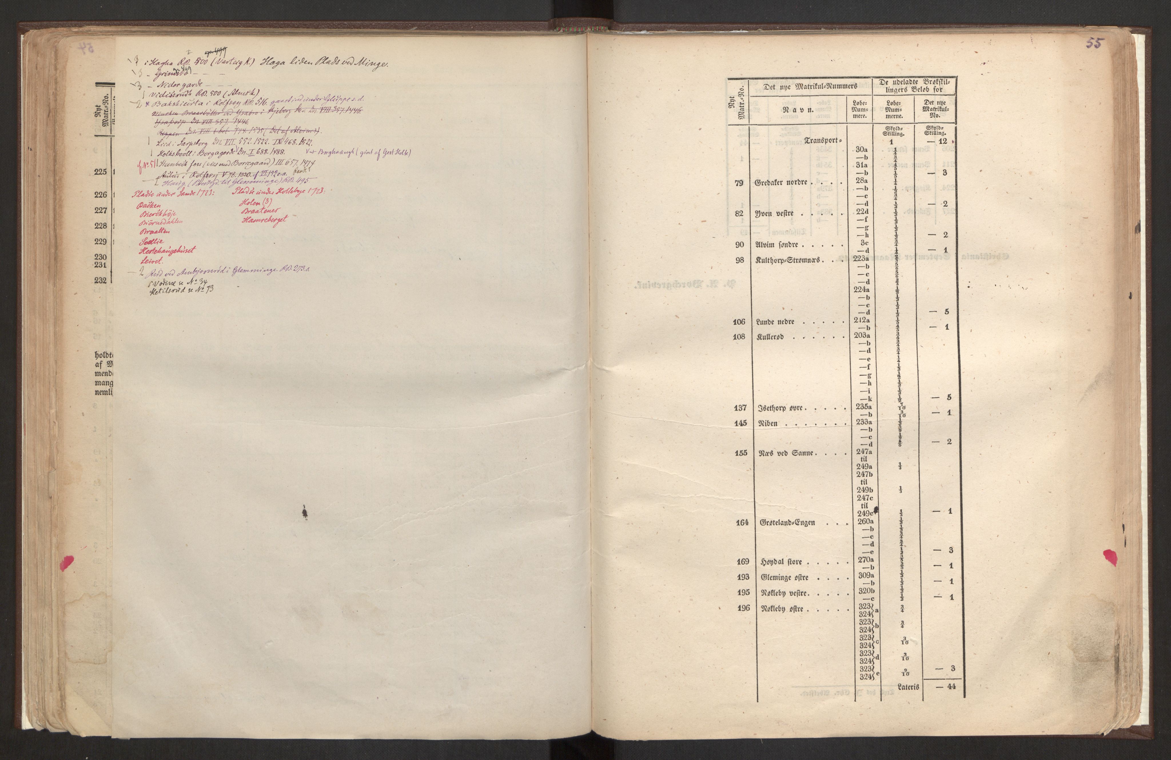 Rygh, AV/RA-PA-0034/F/Fb/L0001: Matrikkelen for 1838 - Smaalenes amt (Østfold fylke), 1838, s. 55b