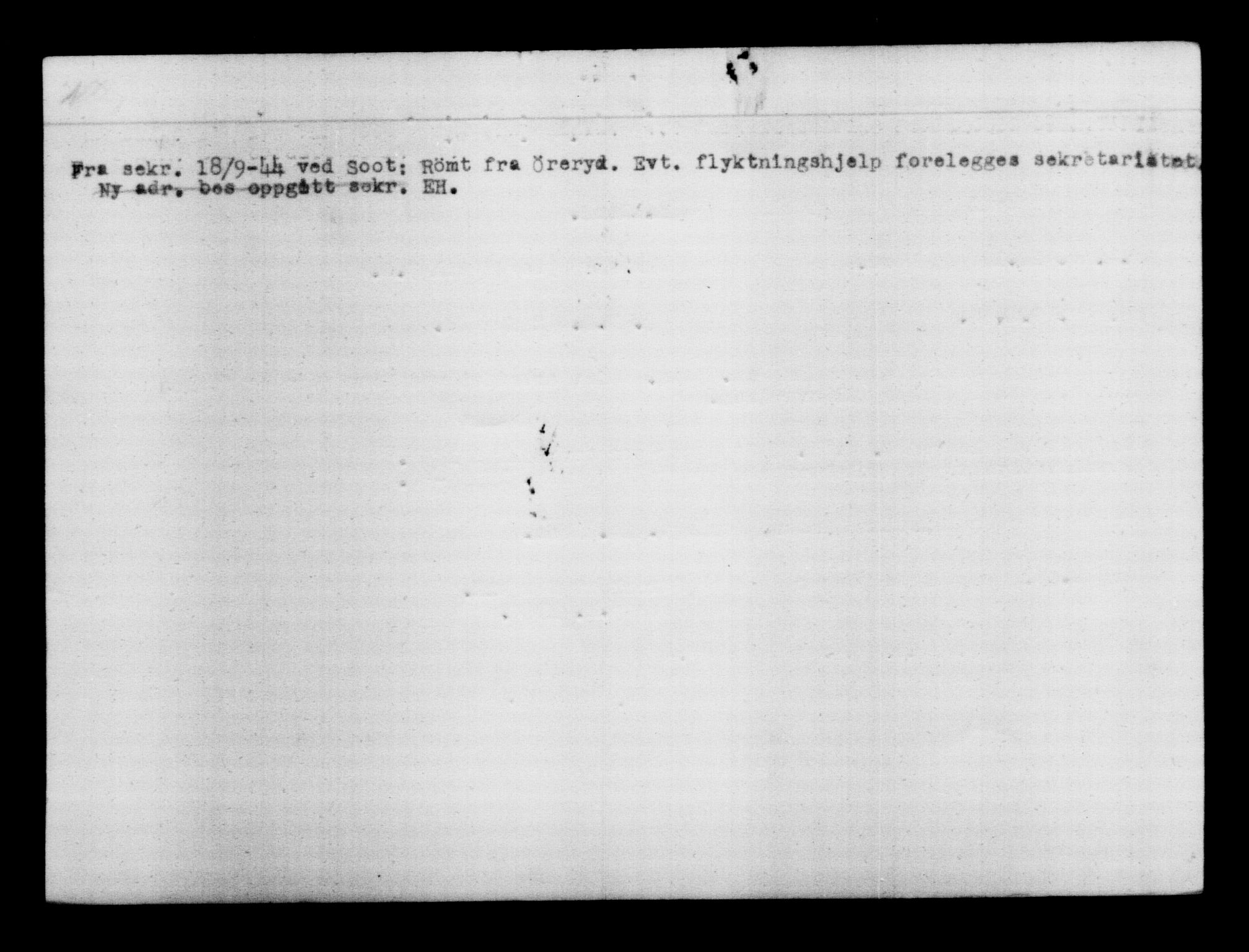 Utenriksstasjonene, Legasjonen i Stockholm, Flyktningkontoret, AV/RA-S-6753/V/Va/L0012: Kjesäterkartoteket, flyktninger med registreringsnr. 28300-31566, 1940-1945, s. 1438