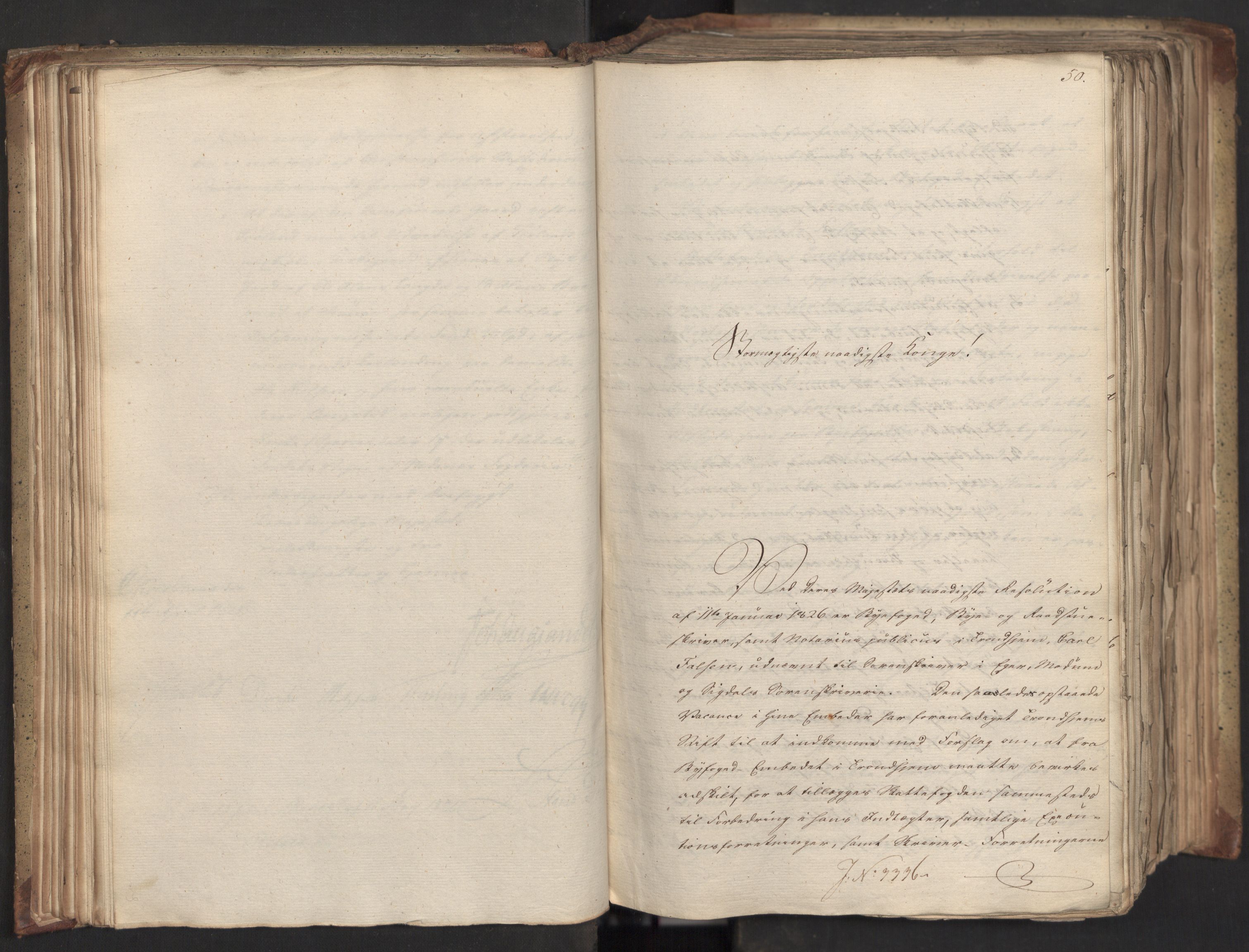 Statsrådsavdelingen i Stockholm, AV/RA-S-1003/D/Da/L0046: Regjeringsinnstillinger nr. 3308-3500, 1826, s. 75