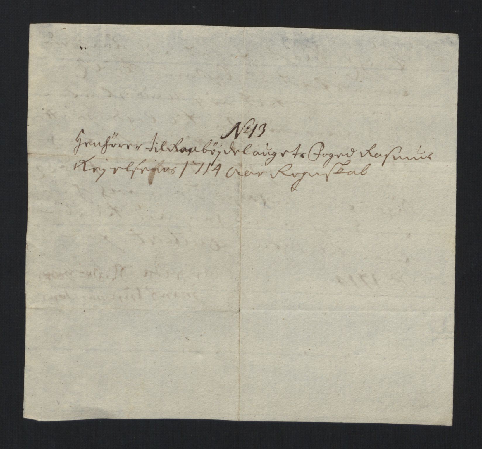 Rentekammeret inntil 1814, Reviderte regnskaper, Fogderegnskap, AV/RA-EA-4092/R40/L2451: Fogderegnskap Råbyggelag, 1714-1715, s. 97