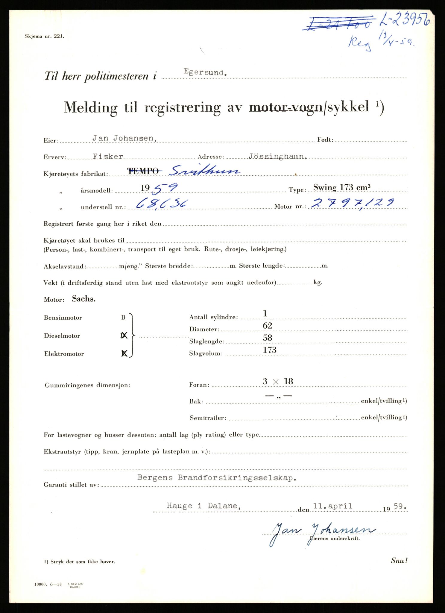 Stavanger trafikkstasjon, AV/SAST-A-101942/0/F/L0040: L-22800 - L-23999, 1930-1971, s. 2159