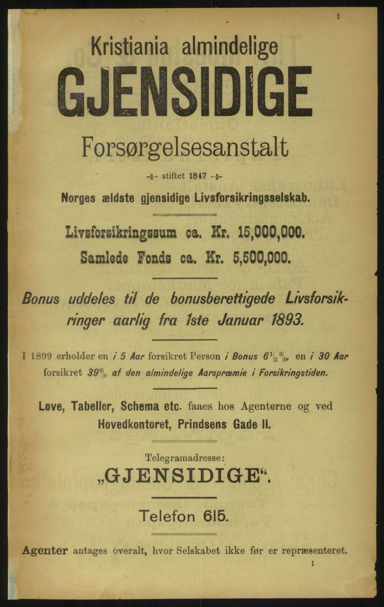 Kristiania/Oslo adressebok, PUBL/-, 1900, s. 1