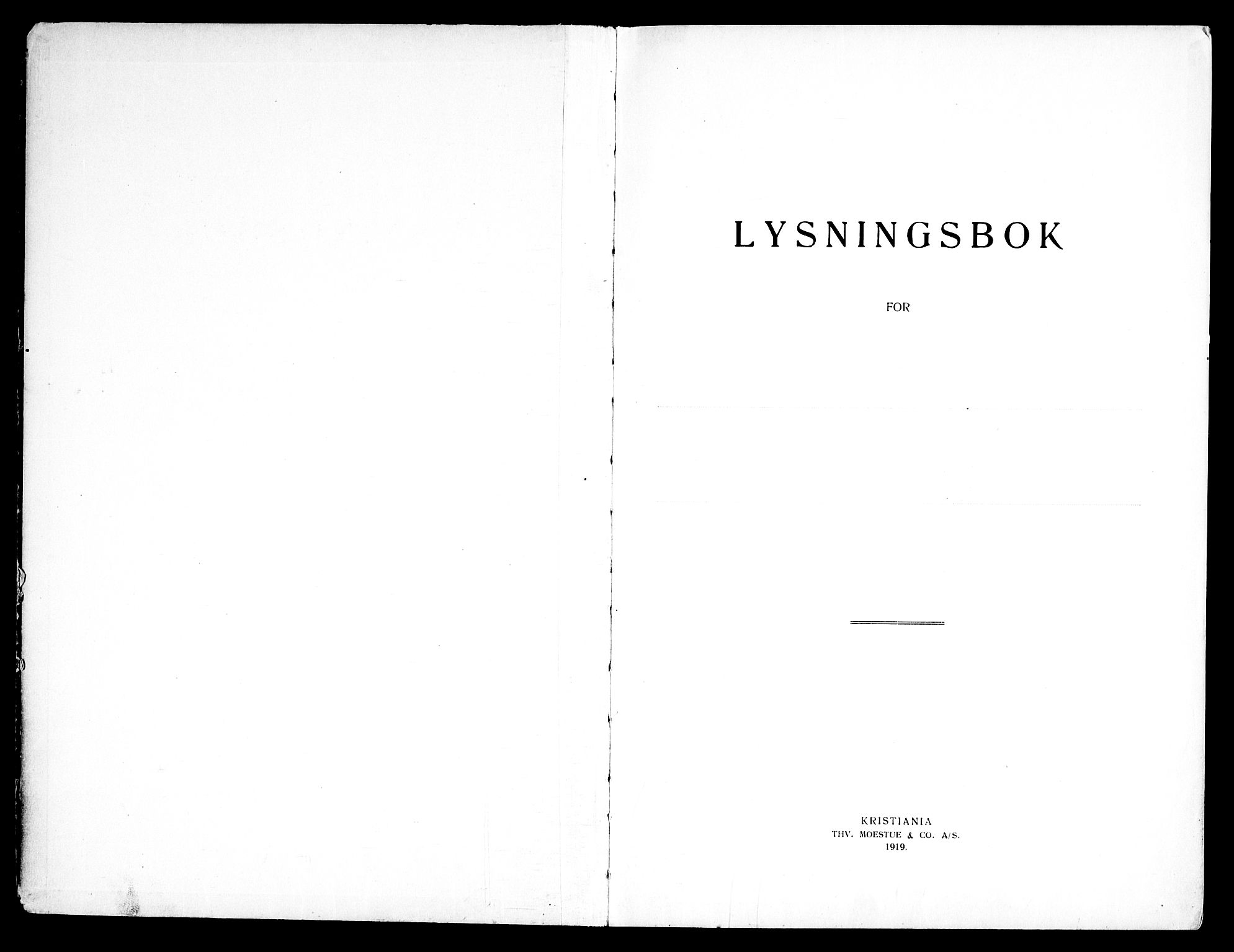 Høland prestekontor Kirkebøker, SAO/A-10346a/H/Hb/L0001: Lysningsprotokoll nr. II 1, 1941-1969