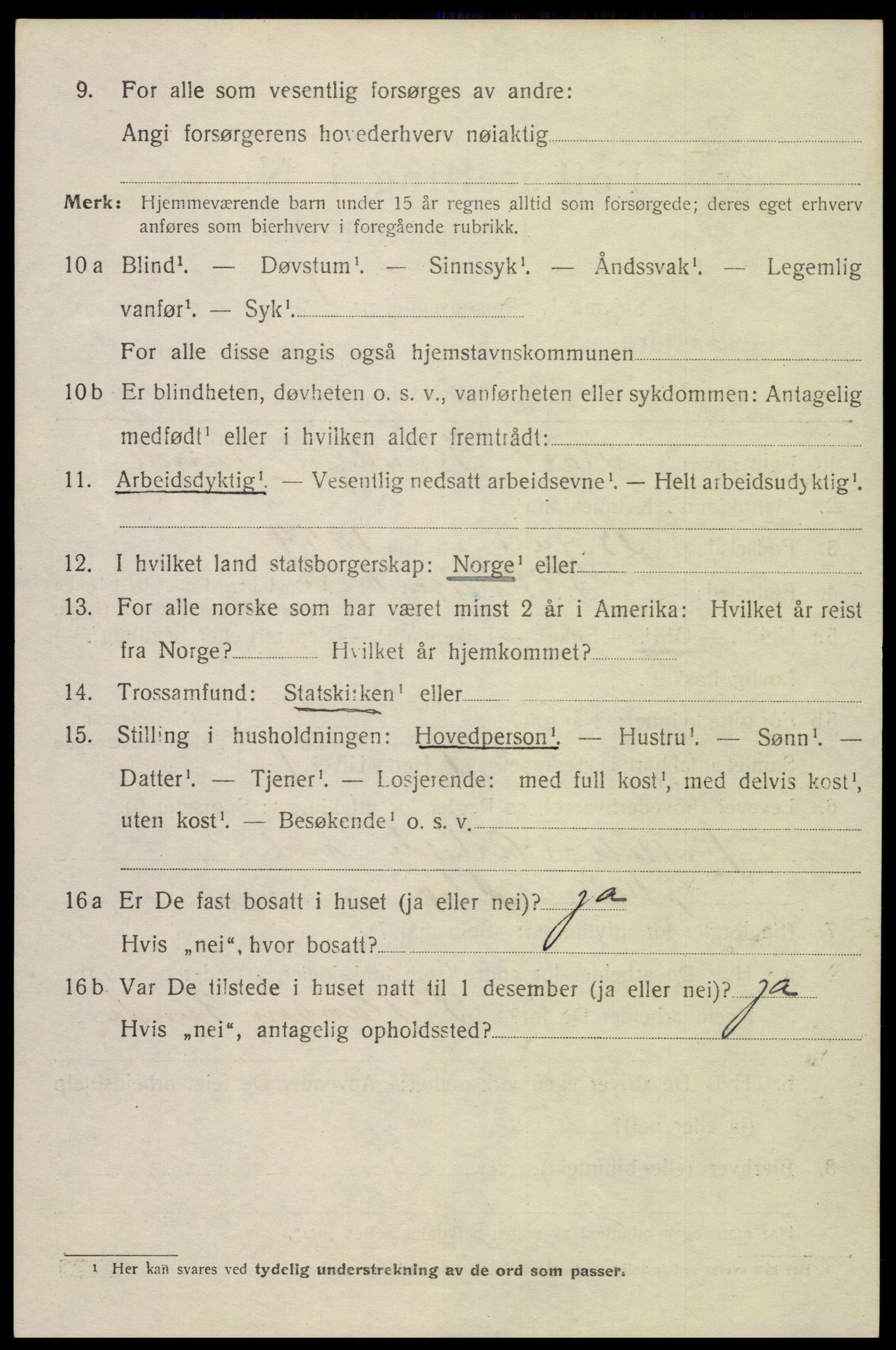 SAK, Folketelling 1920 for 1004 Flekkefjord kjøpstad, 1920, s. 2089