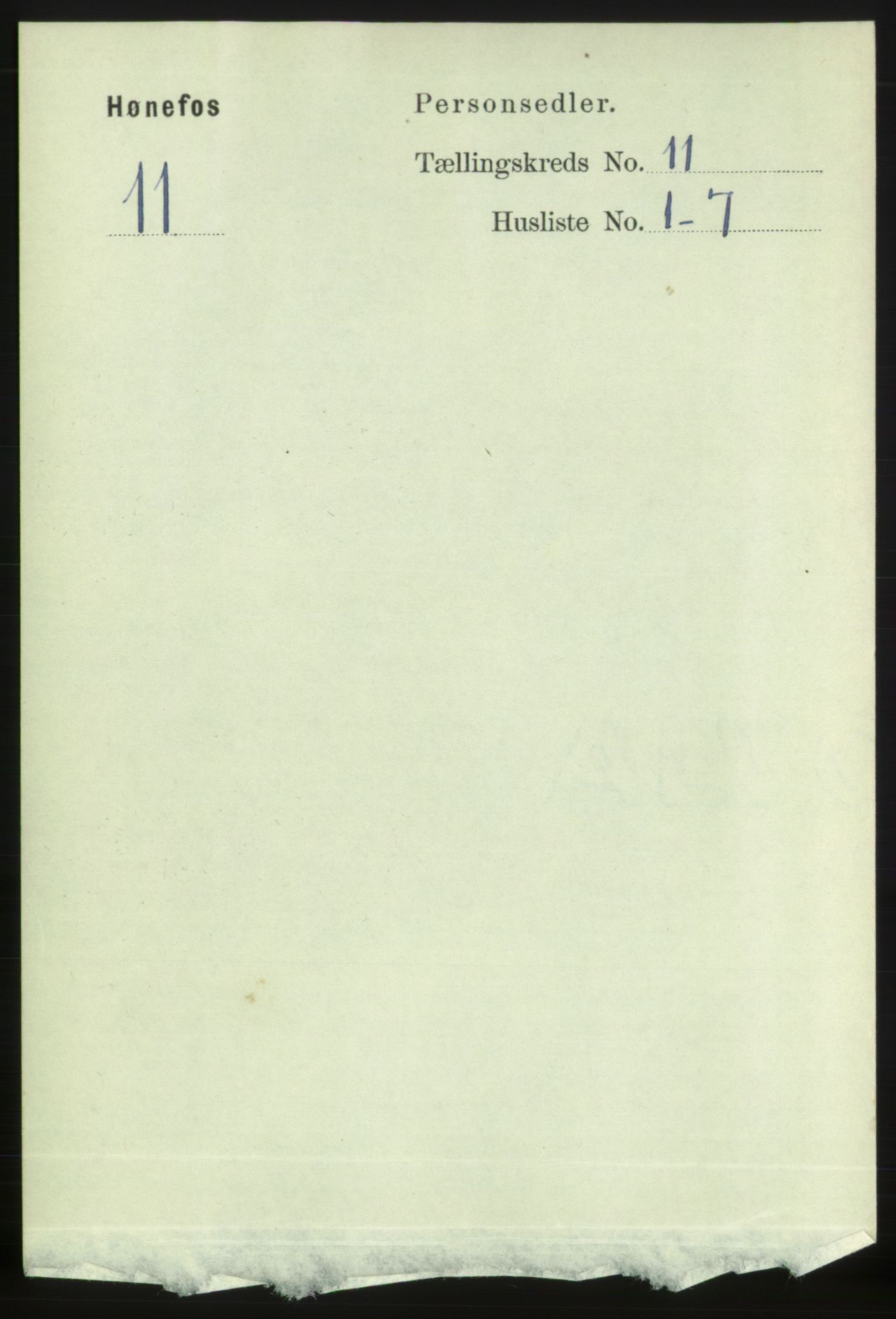 RA, Folketelling 1891 for 0601 Hønefoss kjøpstad, 1891, s. 1482