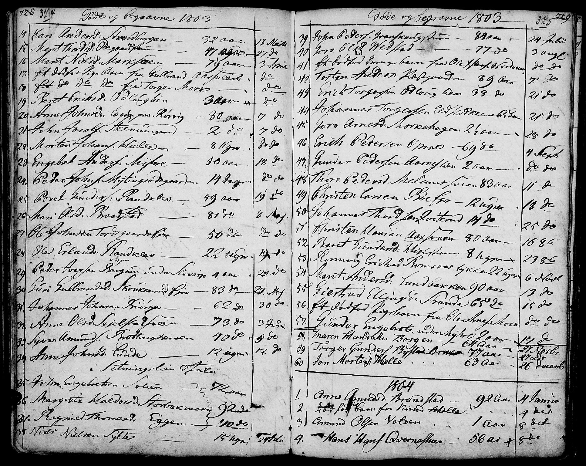 Ringebu prestekontor, AV/SAH-PREST-082/H/Ha/Haa/L0003: Ministerialbok nr. 3, 1781-1820, s. 374-375