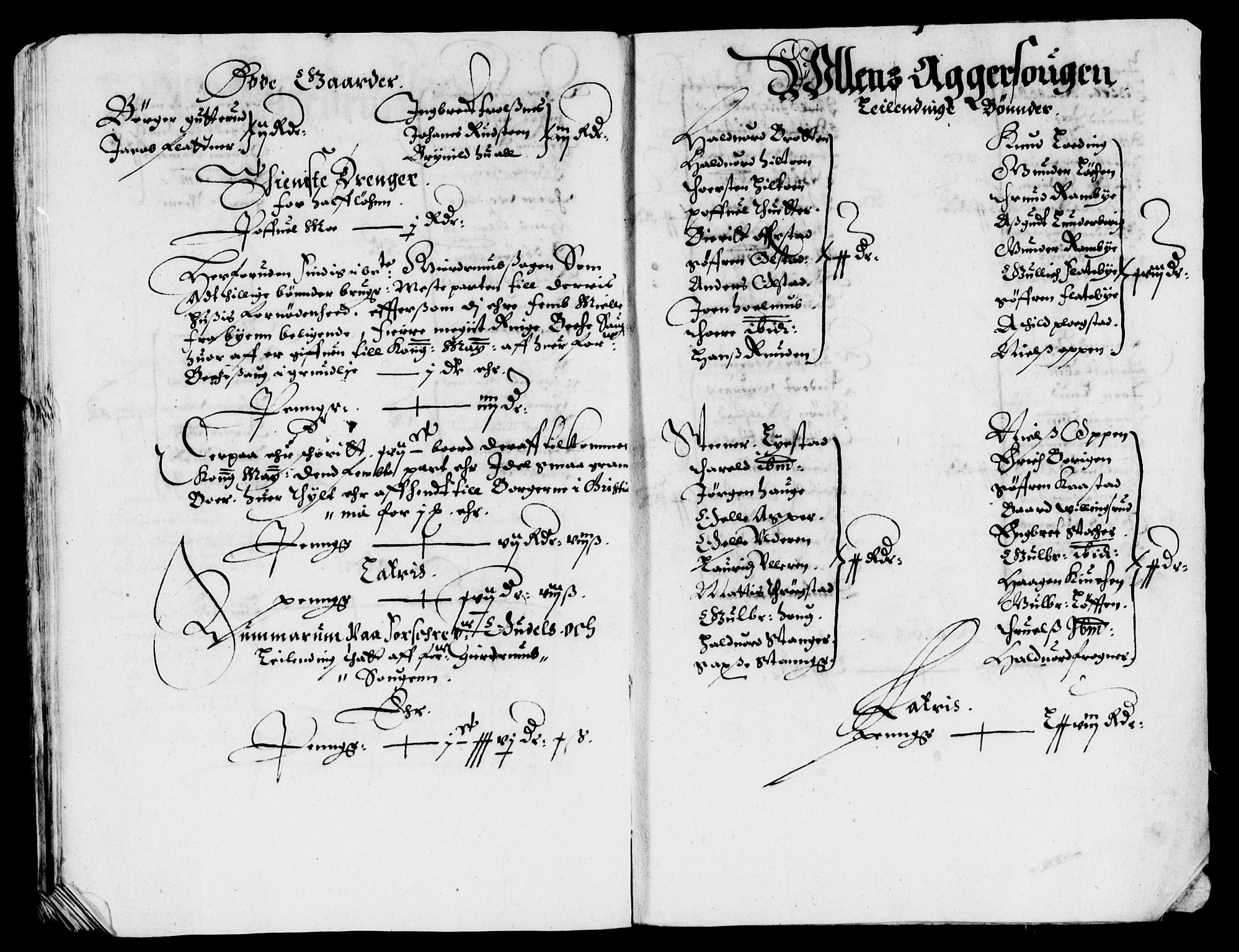 Rentekammeret inntil 1814, Reviderte regnskaper, Lensregnskaper, AV/RA-EA-5023/R/Rb/Rba/L0167: Akershus len, 1642-1643