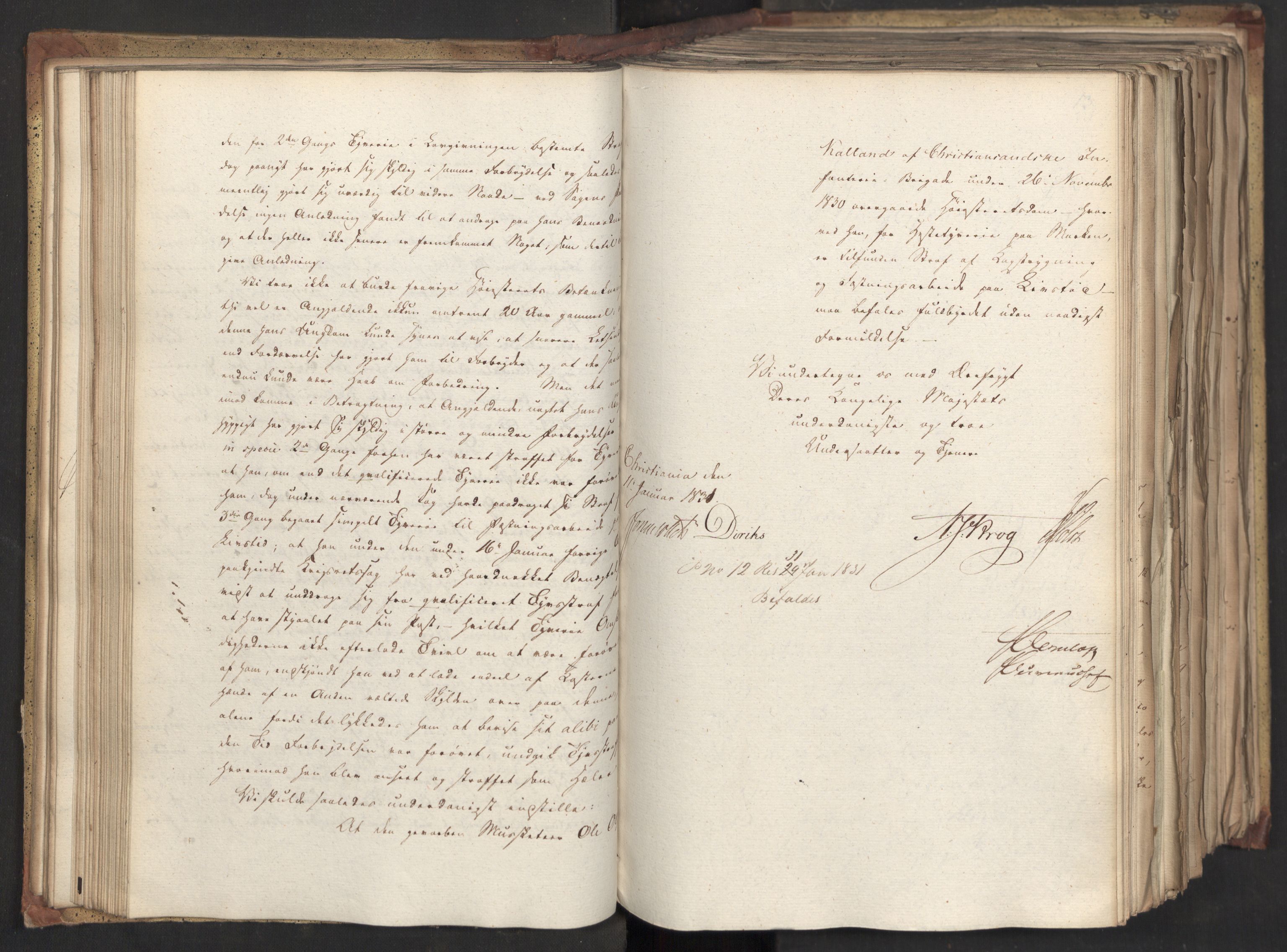 Statsrådsavdelingen i Stockholm, AV/RA-S-1003/D/Da/L0069: Regjeringsinnstillinger nr. 877-1046, 1831, s. 101