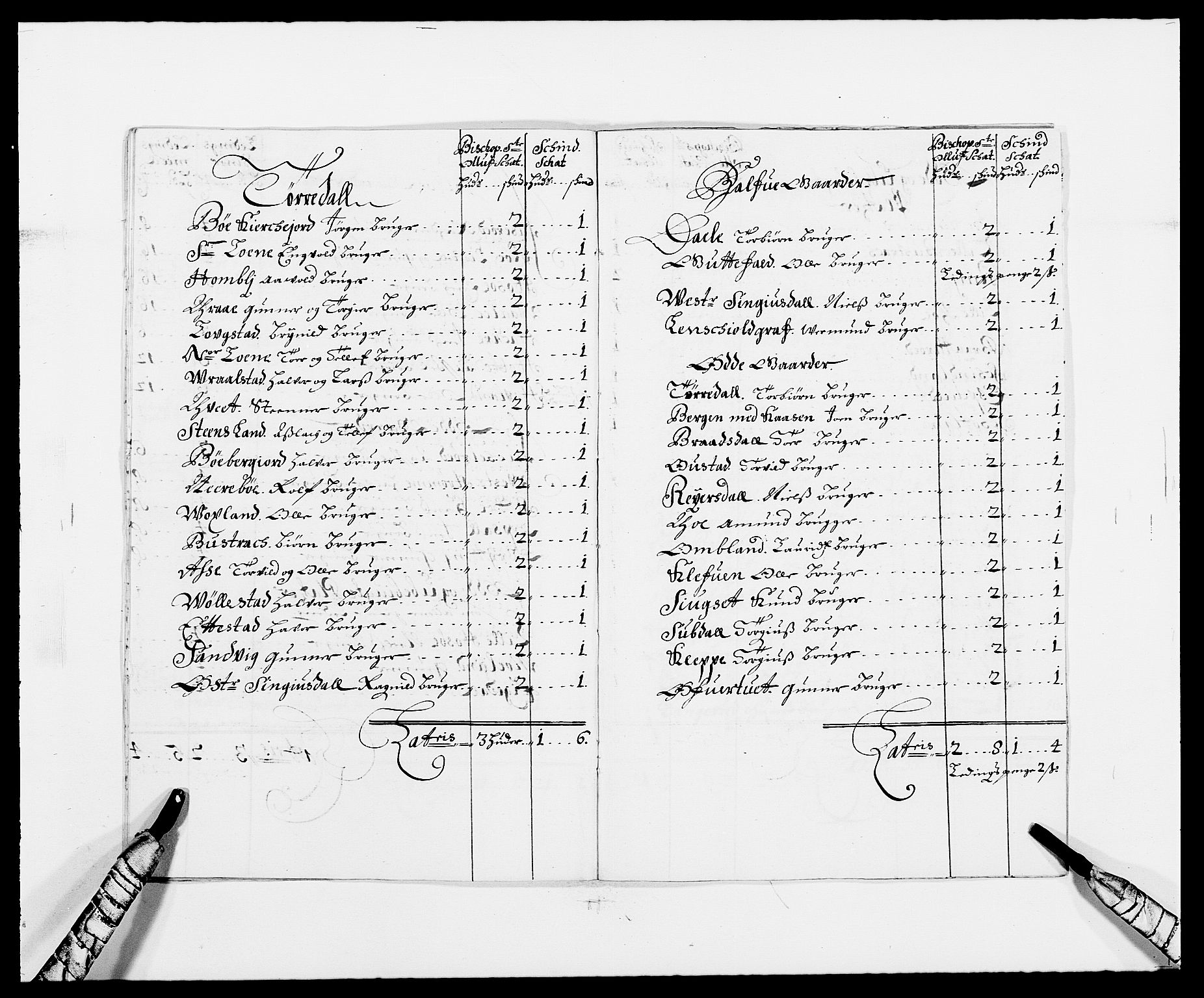 Rentekammeret inntil 1814, Reviderte regnskaper, Fogderegnskap, AV/RA-EA-4092/R34/L2049: Fogderegnskap Bamble, 1685-1687, s. 218