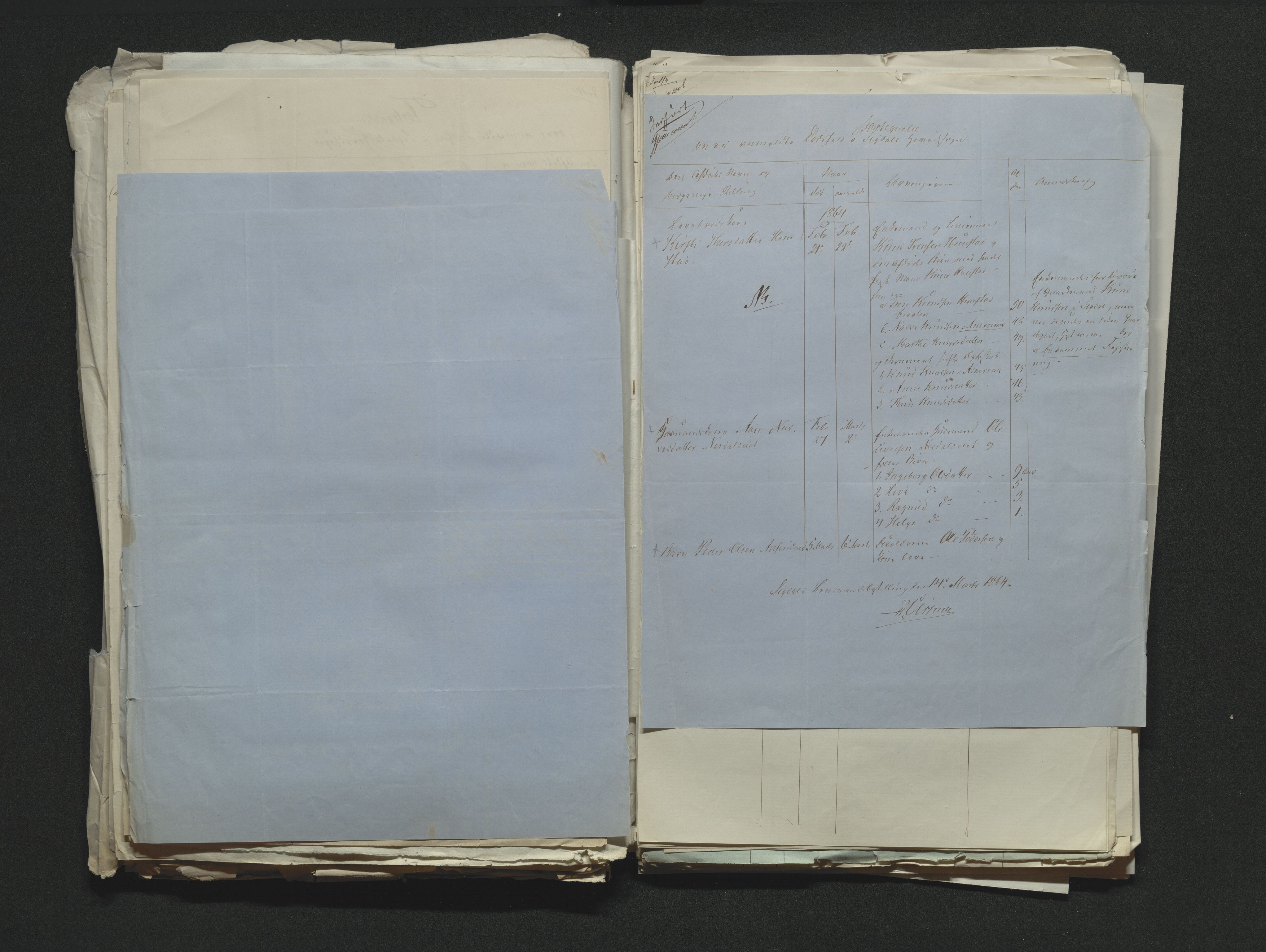 Eiker, Modum og Sigdal sorenskriveri, AV/SAKO-A-123/H/Ha/Hab/L0011: Dødsfallsmeldinger, 1862-1865, s. 437