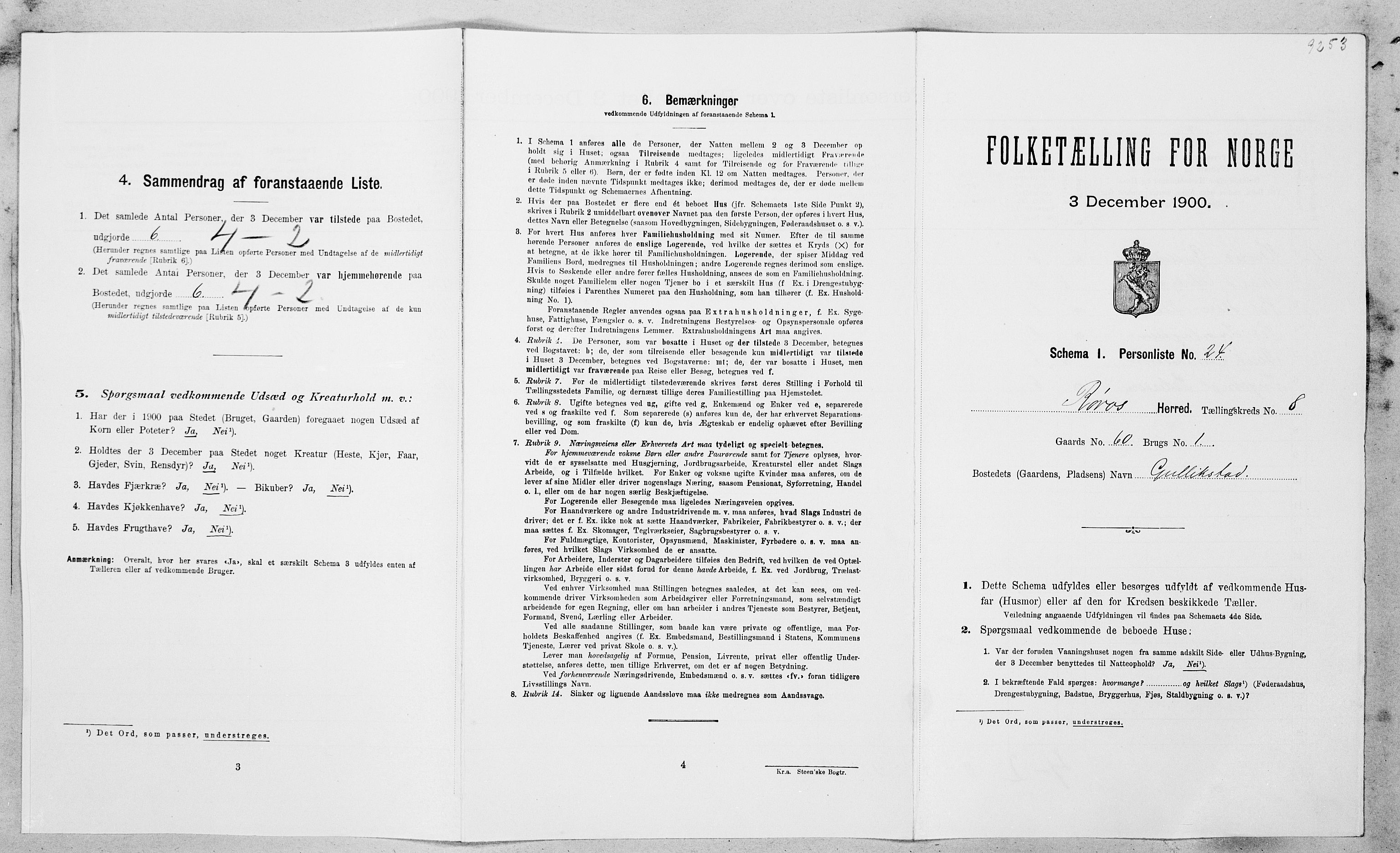 SAT, Folketelling 1900 for 1640 Røros herred, 1900, s. 944