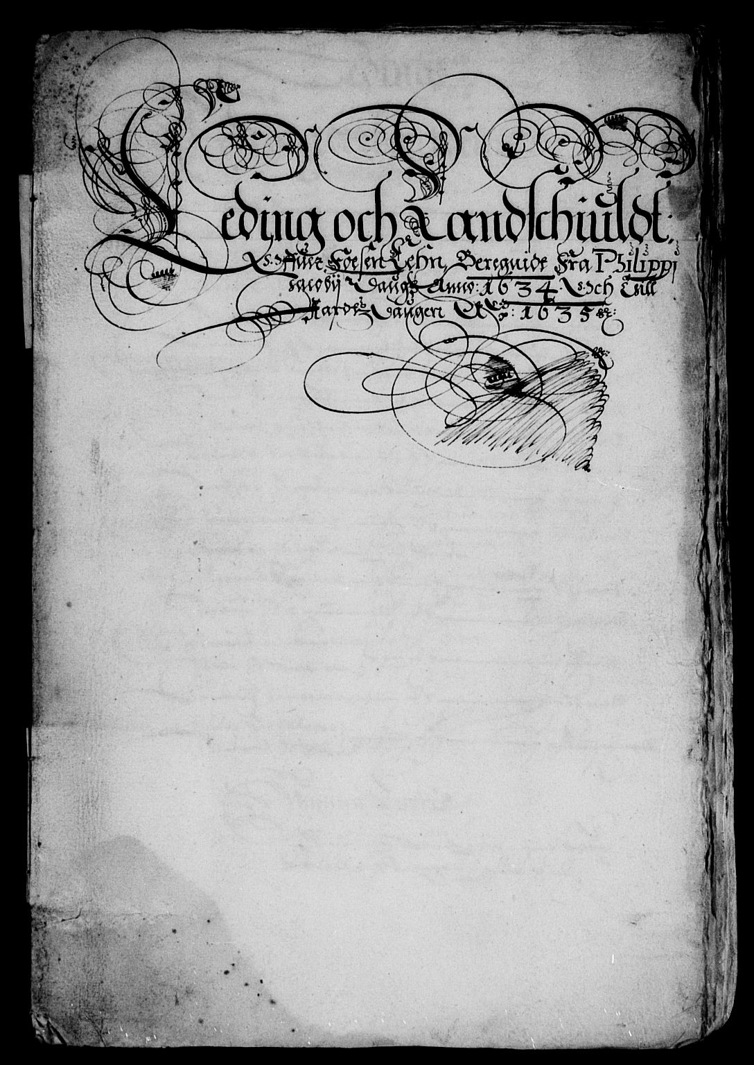 Rentekammeret inntil 1814, Reviderte regnskaper, Lensregnskaper, AV/RA-EA-5023/R/Rb/Rbw/L0055: Trondheim len, 1634-1635