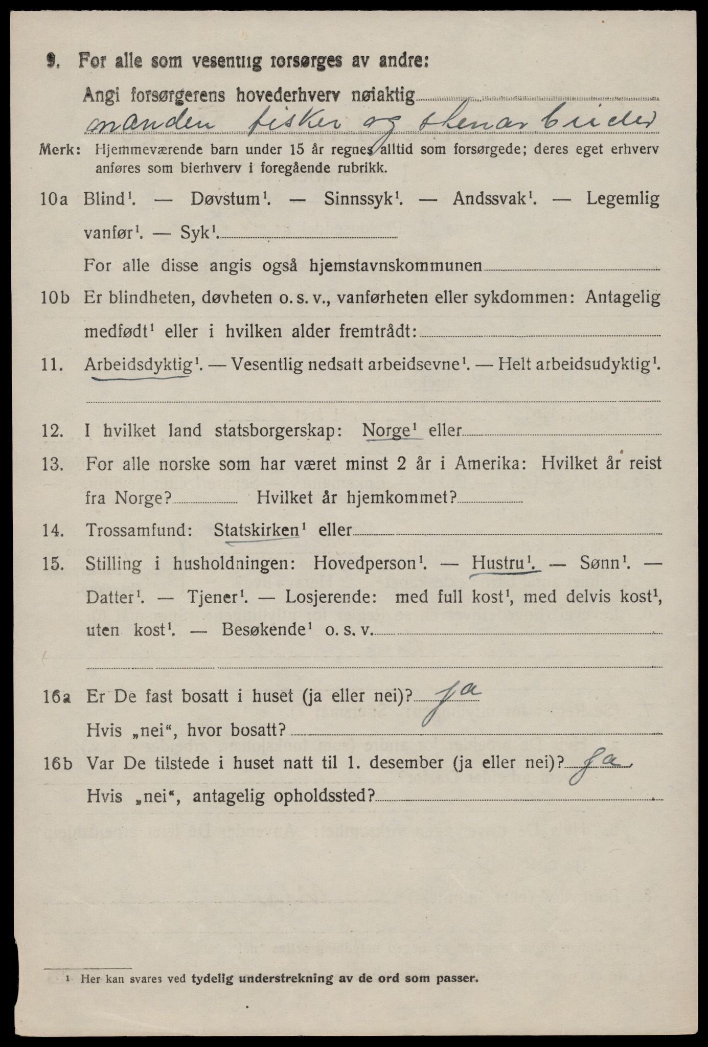 SAST, Folketelling 1920 for 1149 Åkra herred, 1920, s. 1661