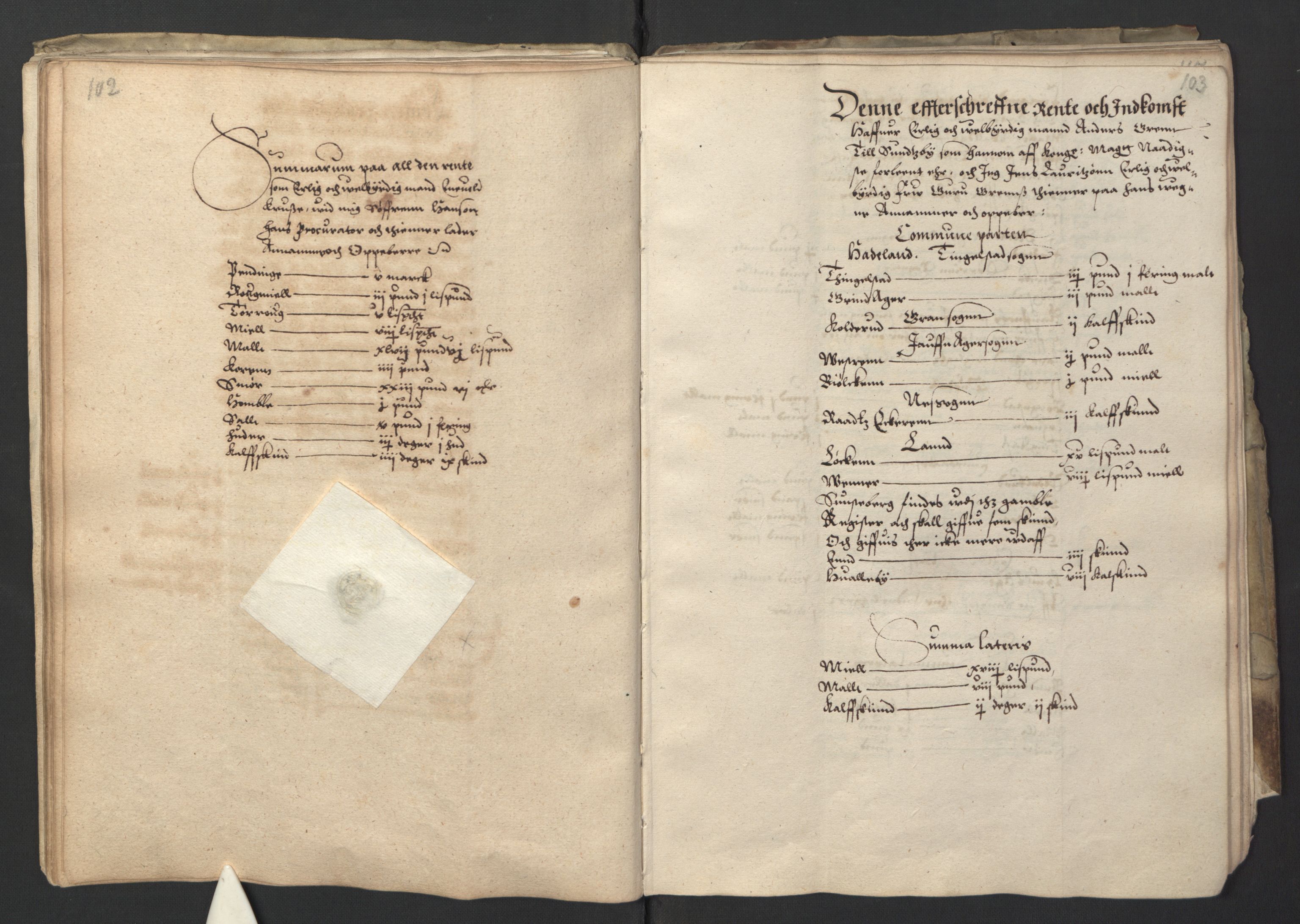 Stattholderembetet 1572-1771, RA/EA-2870/Ek/L0001/0001: Jordebøker før 1624 og til utligning av garnisonsskatt 1624-1626: / Jordebok for Oslo kapitel, 1595, s. 58