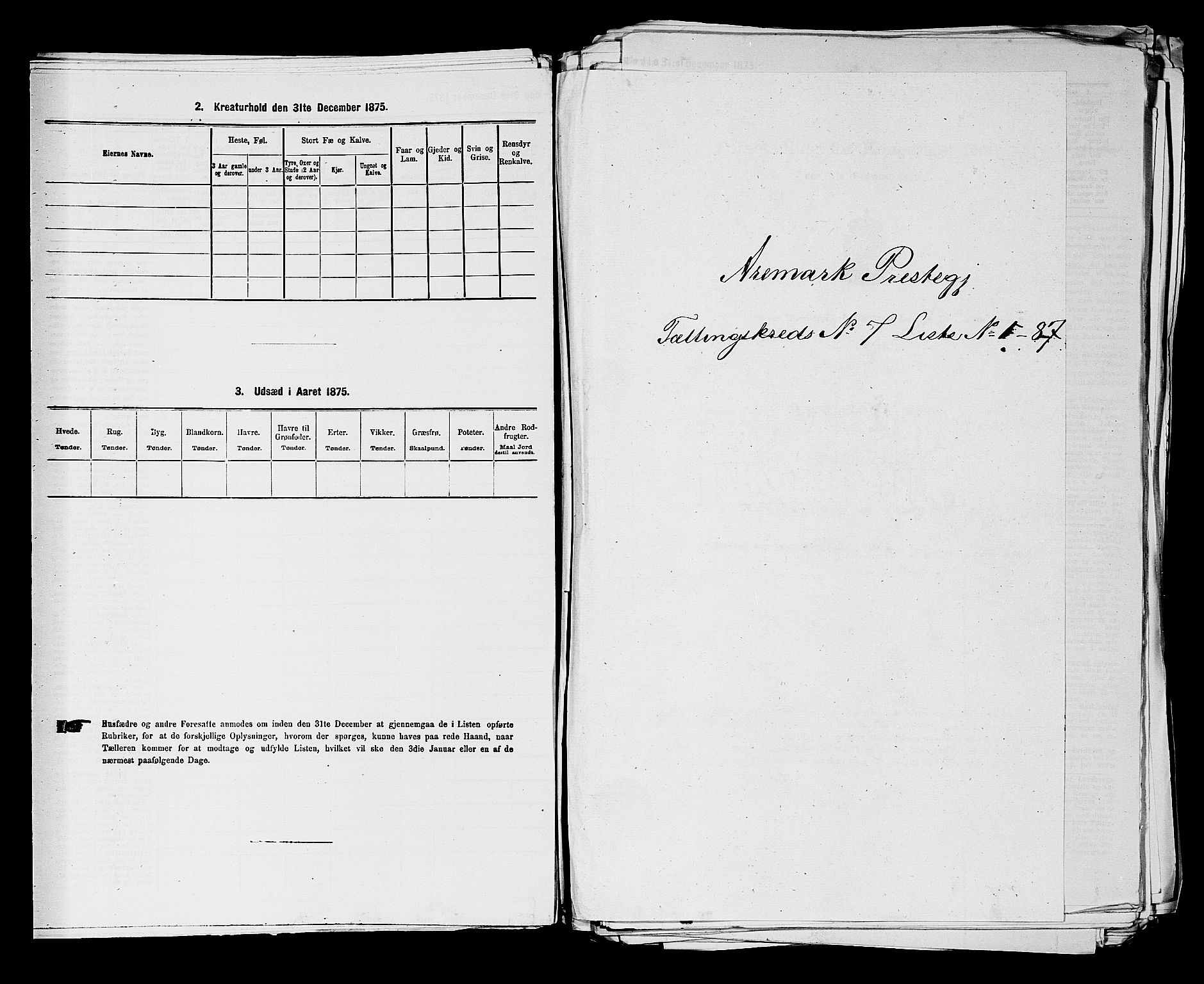 RA, Folketelling 1875 for 0118P Aremark prestegjeld, 1875, s. 1026