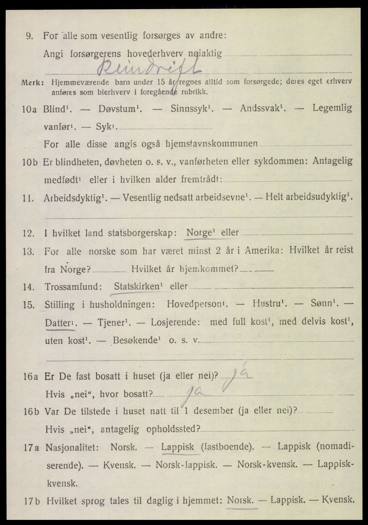 SAT, Folketelling 1920 for 1824 Vefsn herred, 1920, s. 4100