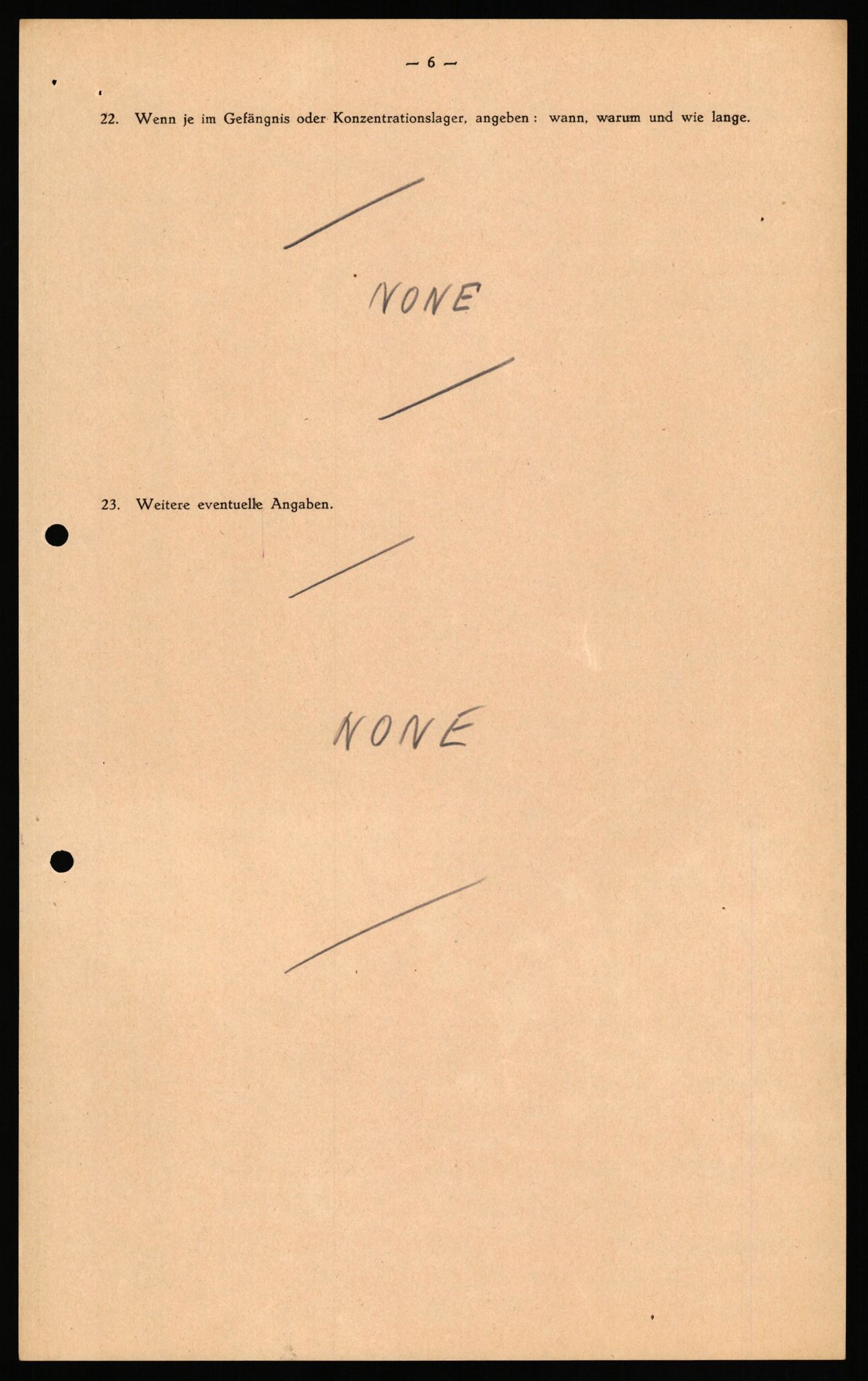Forsvaret, Forsvarets overkommando II, AV/RA-RAFA-3915/D/Db/L0040: CI Questionaires. Tyske okkupasjonsstyrker i Norge. Østerrikere., 1945-1946, s. 58