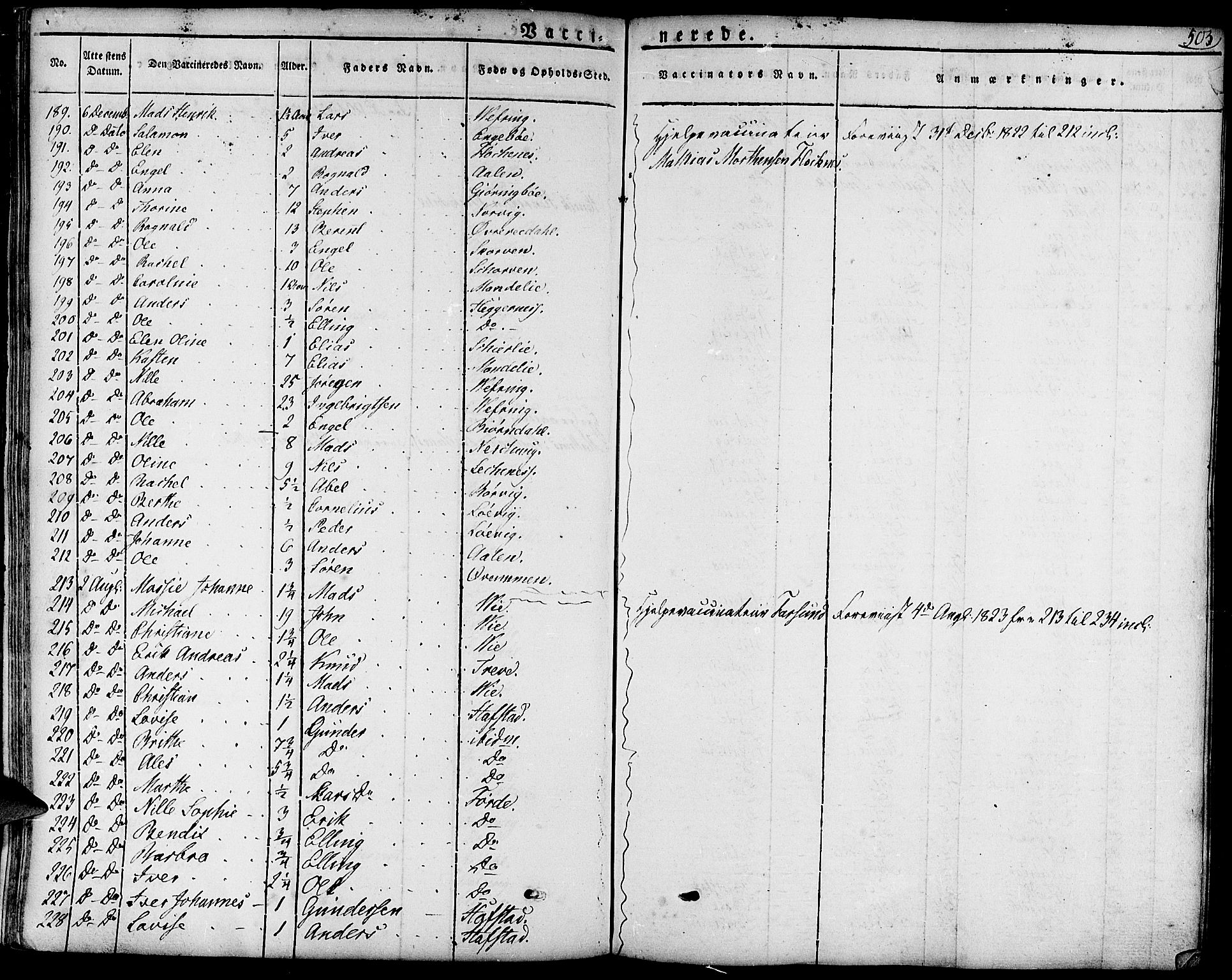 Førde sokneprestembete, AV/SAB-A-79901/H/Haa/Haaa/L0006: Ministerialbok nr. A 6, 1821-1842, s. 503