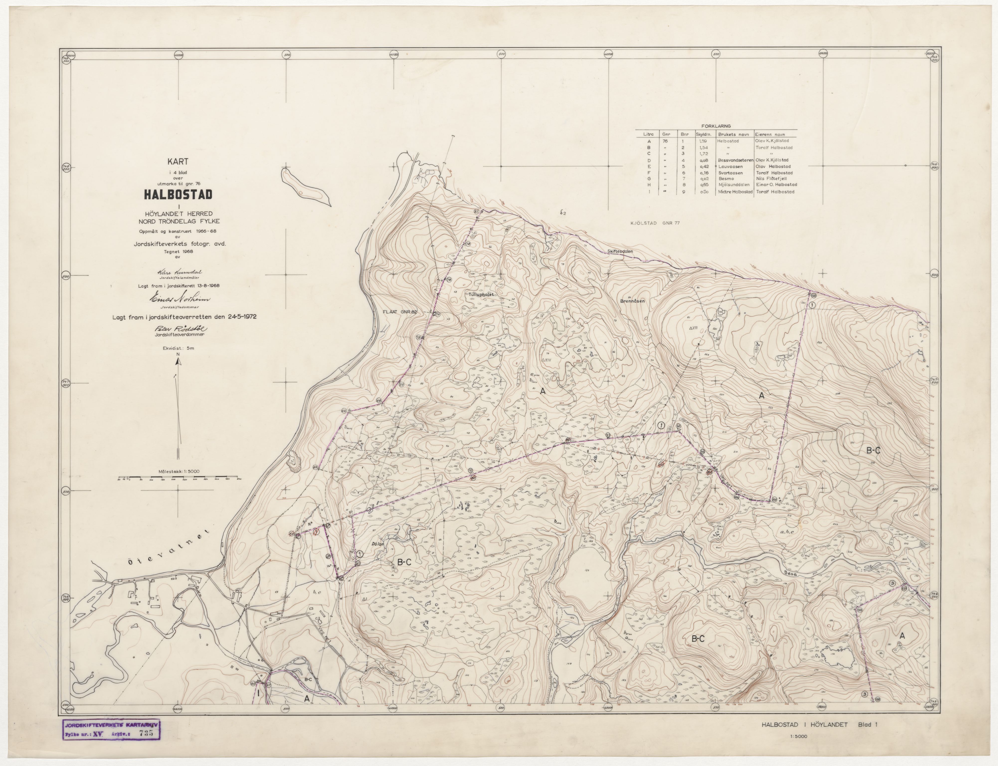 Jordskifteverkets kartarkiv, RA/S-3929/T, 1859-1988, s. 988