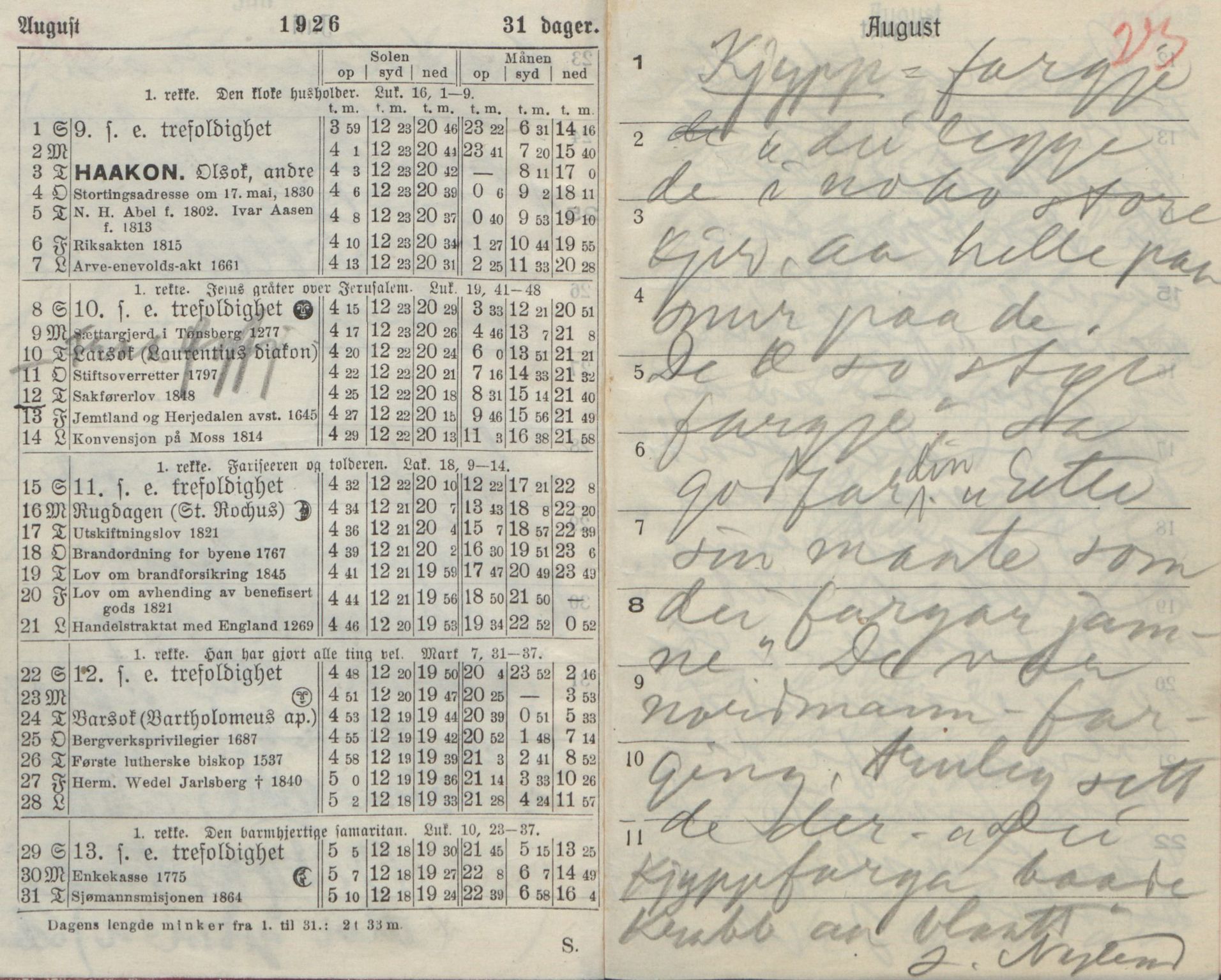 Rikard Berge, TEMU/TGM-A-1003/F/L0017/0011: 551-599 / 561 Ymse oppskriftar + brev til Berge, 1910-1950, s. 23
