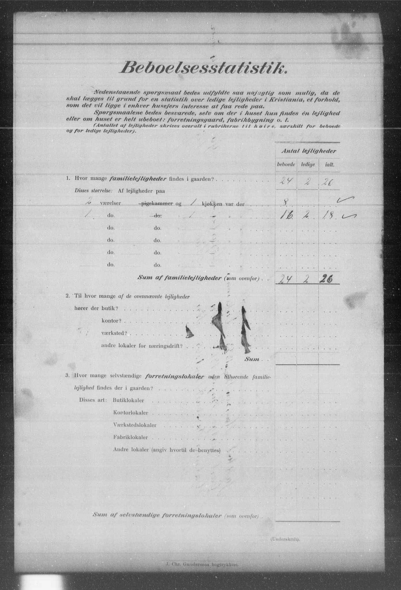 OBA, Kommunal folketelling 31.12.1903 for Kristiania kjøpstad, 1903, s. 5813