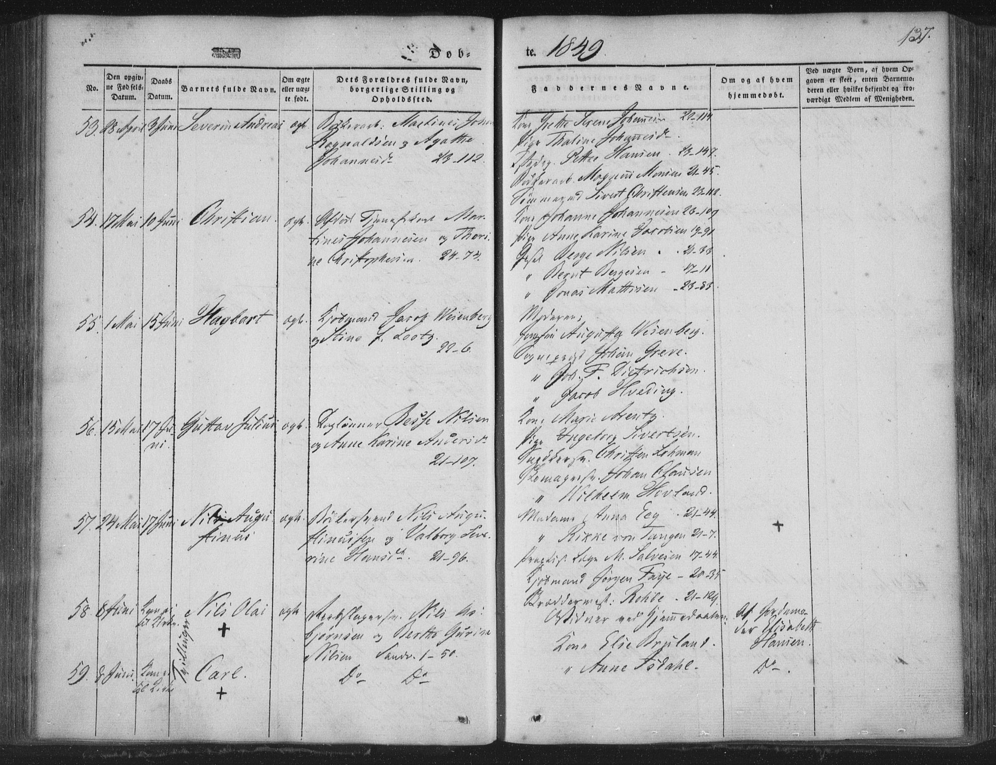 Korskirken sokneprestembete, SAB/A-76101/H/Haa/L0016: Ministerialbok nr. B 2, 1841-1851, s. 137