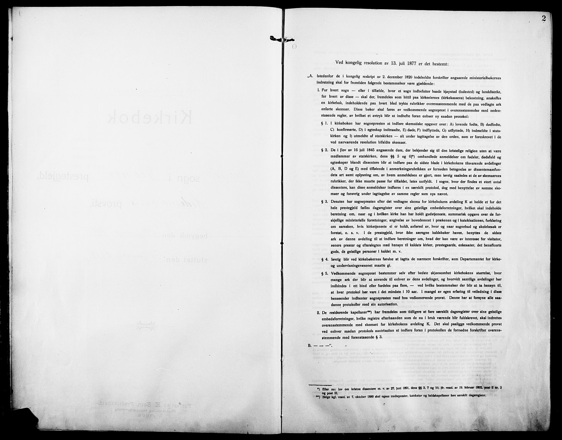 Stange prestekontor, SAH/PREST-002/L/L0014: Klokkerbok nr. 14, 1909-1917, s. 2