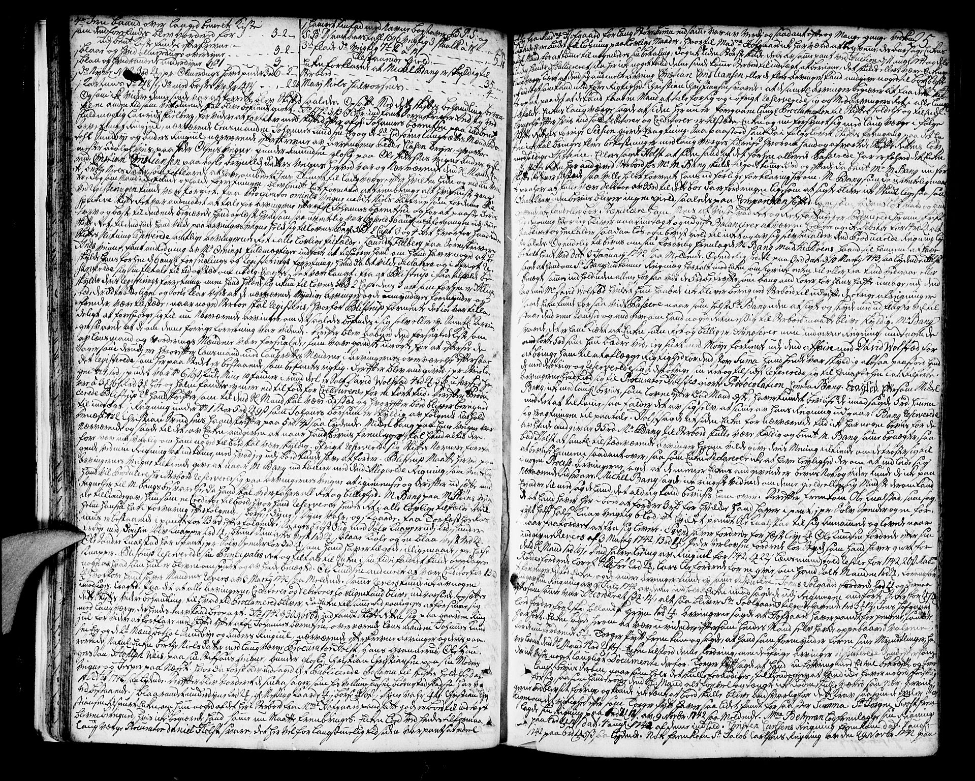 Follo sorenskriveri, SAO/A-10274/H/Hb/L0005: Skifteprotokoll, 1743-1753, s. 24b-25a