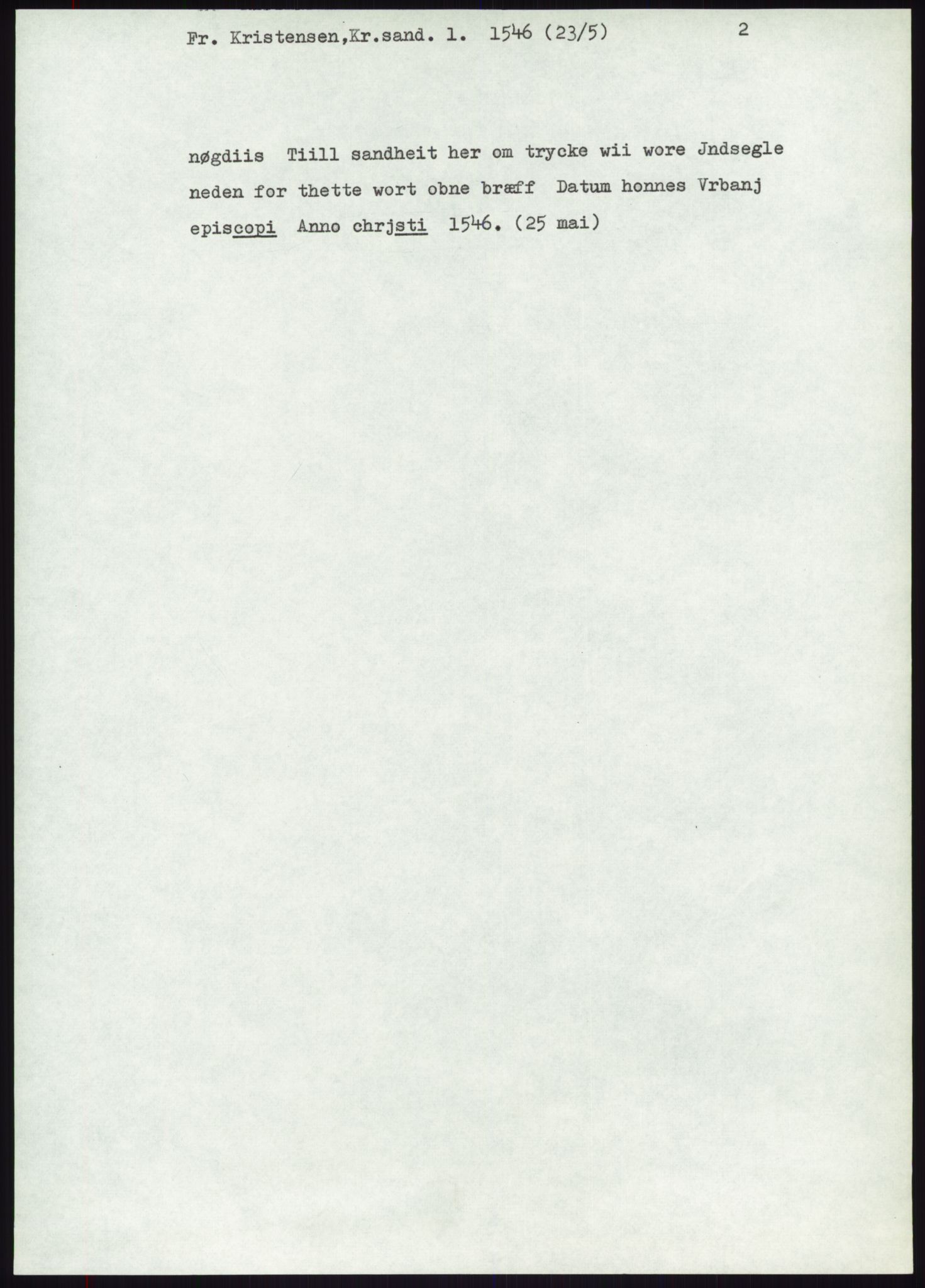 Samlinger til kildeutgivelse, Diplomavskriftsamlingen, RA/EA-4053/H/Ha, s. 1834