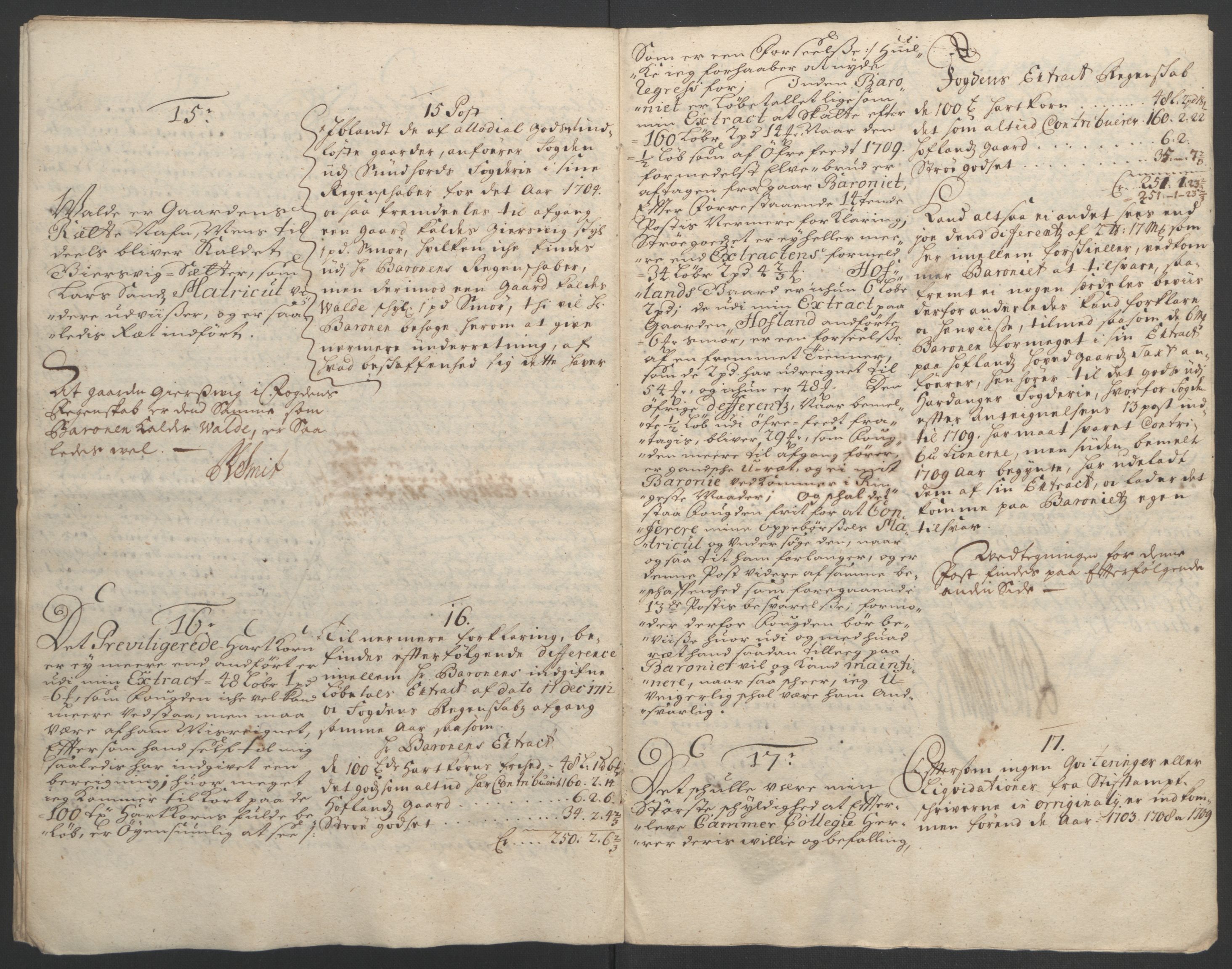 Rentekammeret inntil 1814, Reviderte regnskaper, Fogderegnskap, RA/EA-4092/R49/L3138: Fogderegnskap Rosendal Baroni, 1691-1714, s. 260