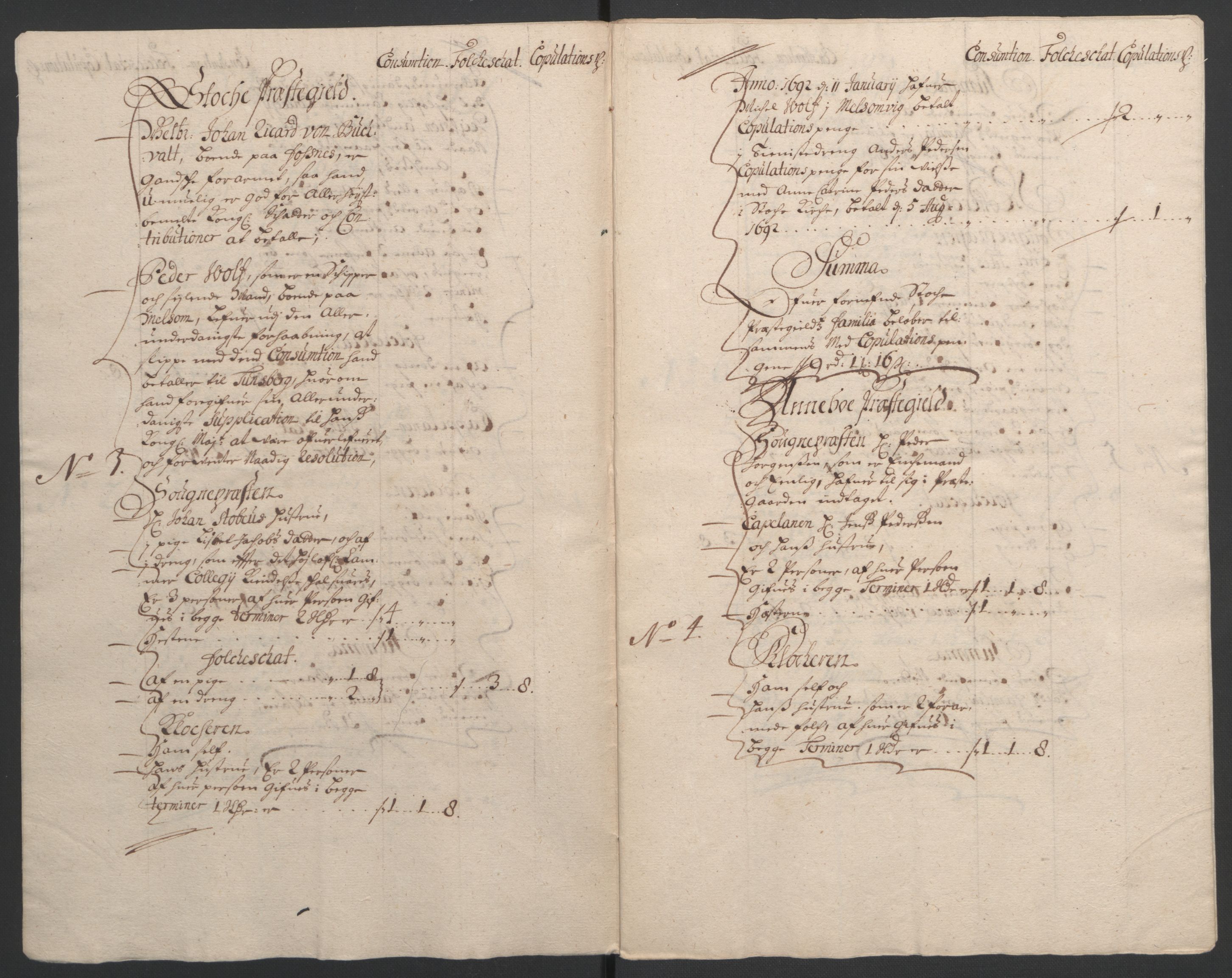 Rentekammeret inntil 1814, Reviderte regnskaper, Fogderegnskap, RA/EA-4092/R32/L1865: Fogderegnskap Jarlsberg grevskap, 1692, s. 231