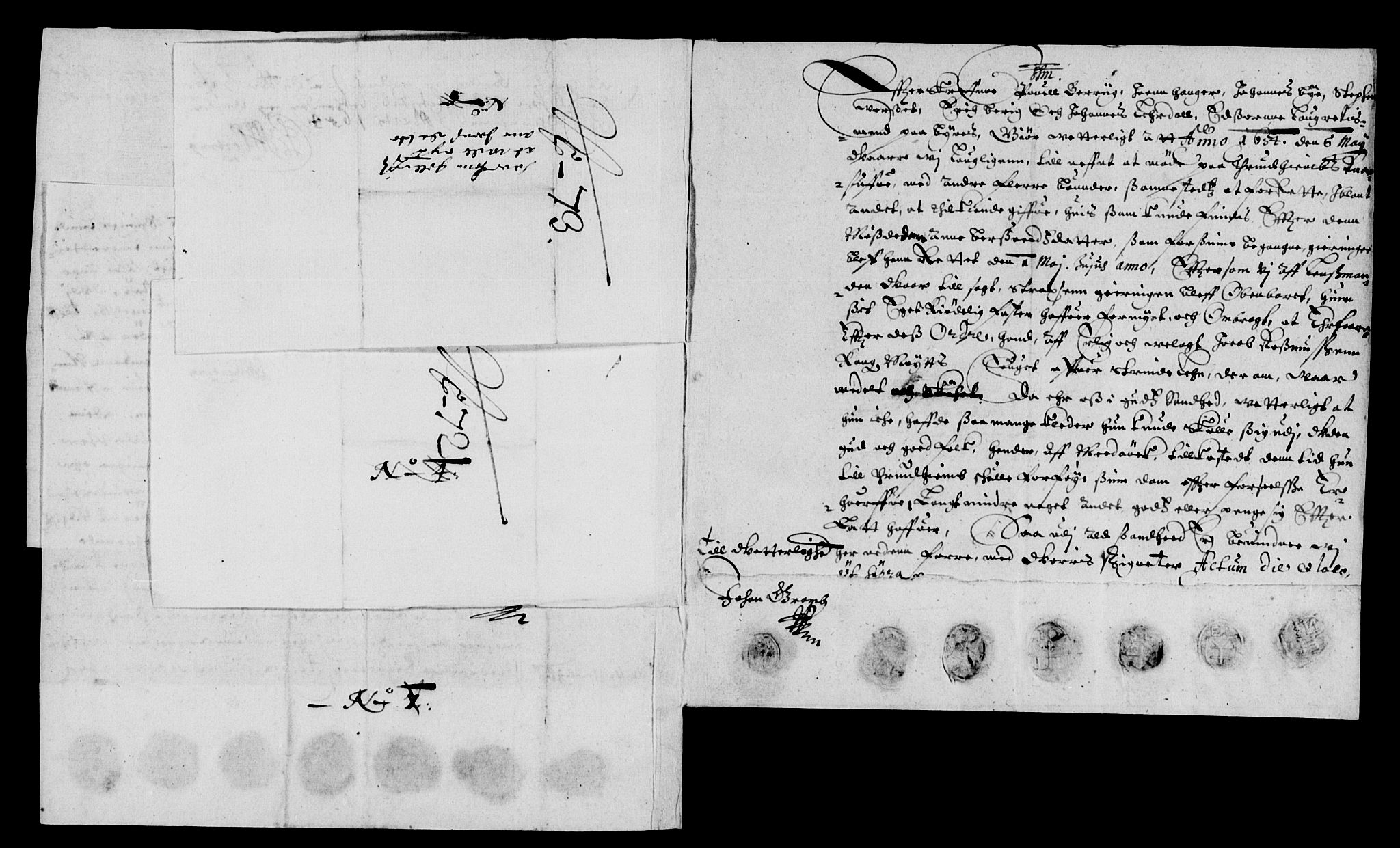 Rentekammeret inntil 1814, Reviderte regnskaper, Lensregnskaper, AV/RA-EA-5023/R/Rb/Rbw/L0111: Trondheim len, 1652-1654