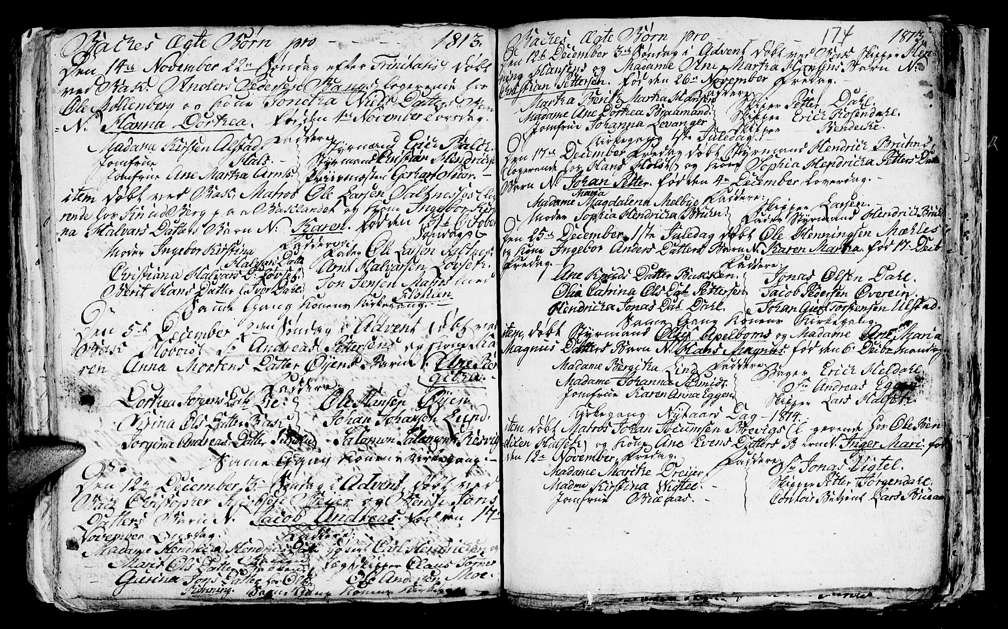 Ministerialprotokoller, klokkerbøker og fødselsregistre - Sør-Trøndelag, SAT/A-1456/604/L0218: Klokkerbok nr. 604C01, 1754-1819, s. 174