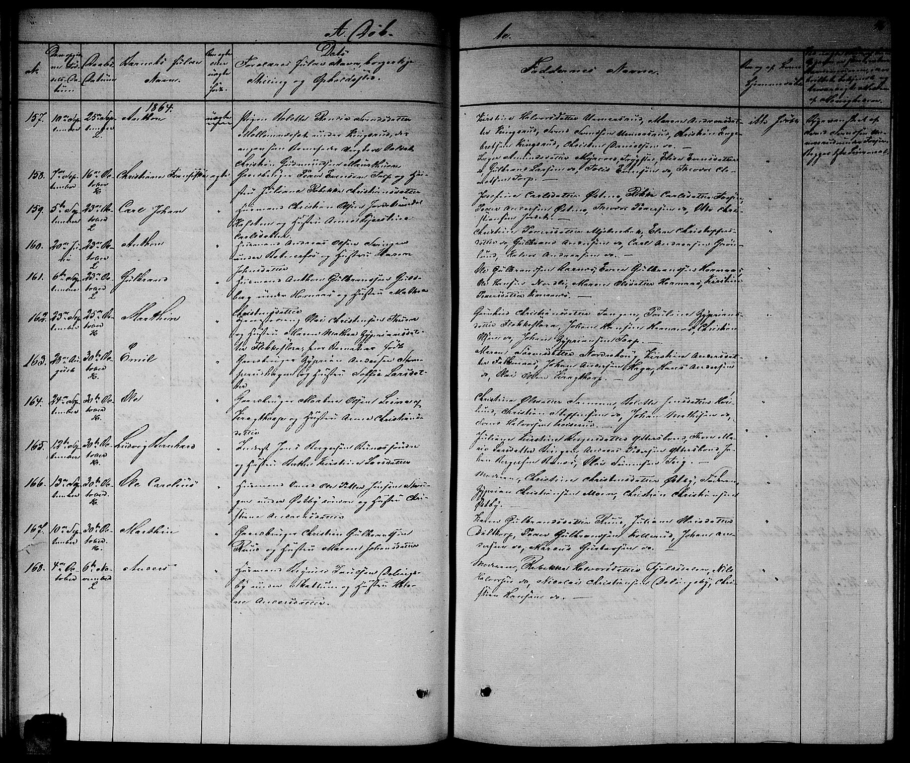 Høland prestekontor Kirkebøker, AV/SAO-A-10346a/G/Ga/L0005: Klokkerbok nr. I 5, 1862-1869, s. 46