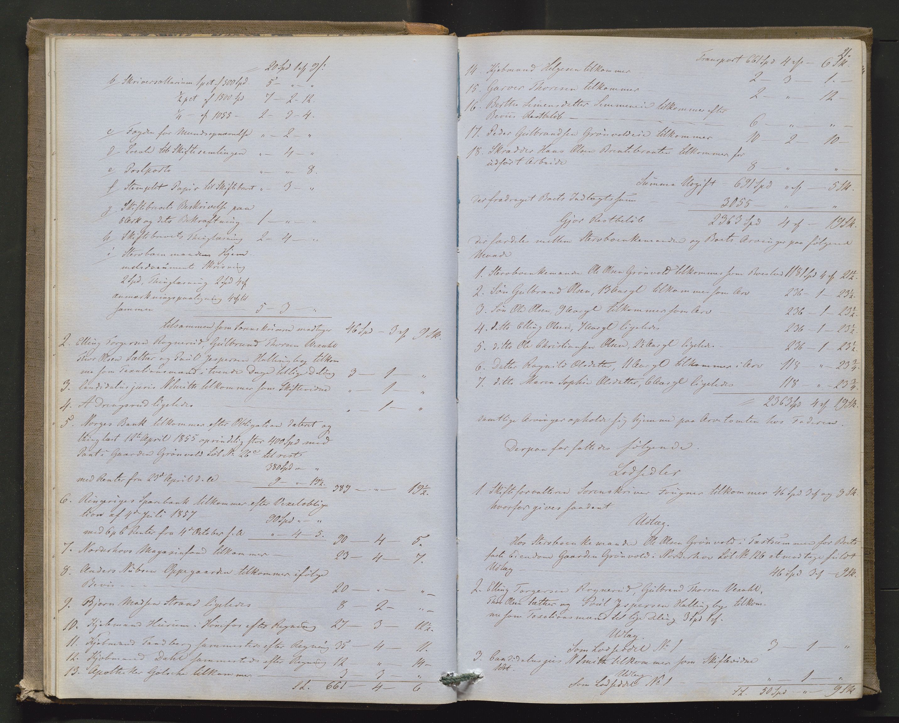 Ringerike sorenskriveri, AV/SAKO-A-105/H/Hb/Hbd/Hbda/L0004: Skifteutlodningsprotokoll, 1857-1862, s. 20b-21a
