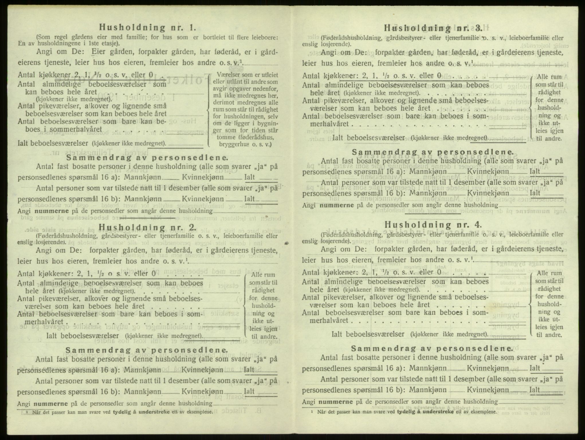 SAB, Folketelling 1920 for 1261 Manger herred, 1920, s. 445