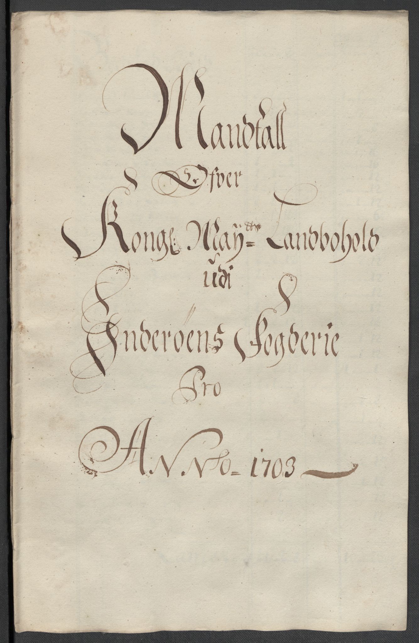 Rentekammeret inntil 1814, Reviderte regnskaper, Fogderegnskap, RA/EA-4092/R63/L4313: Fogderegnskap Inderøy, 1703-1704, s. 185