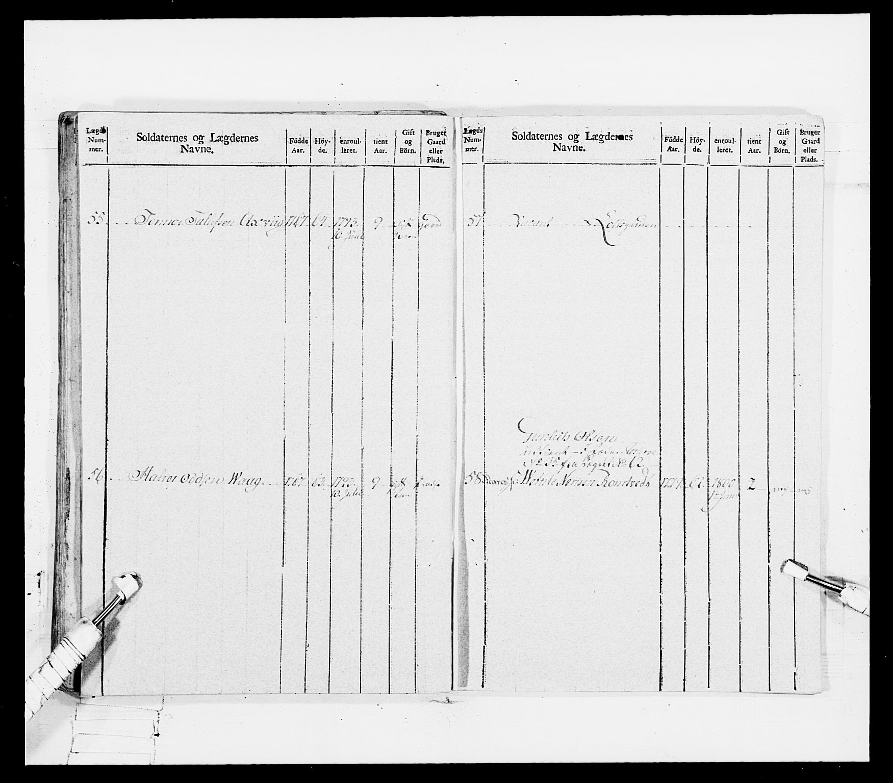 Generalitets- og kommissariatskollegiet, Det kongelige norske kommissariatskollegium, AV/RA-EA-5420/E/Eh/L0115: Telemarkske nasjonale infanteriregiment, 1802-1805, s. 122