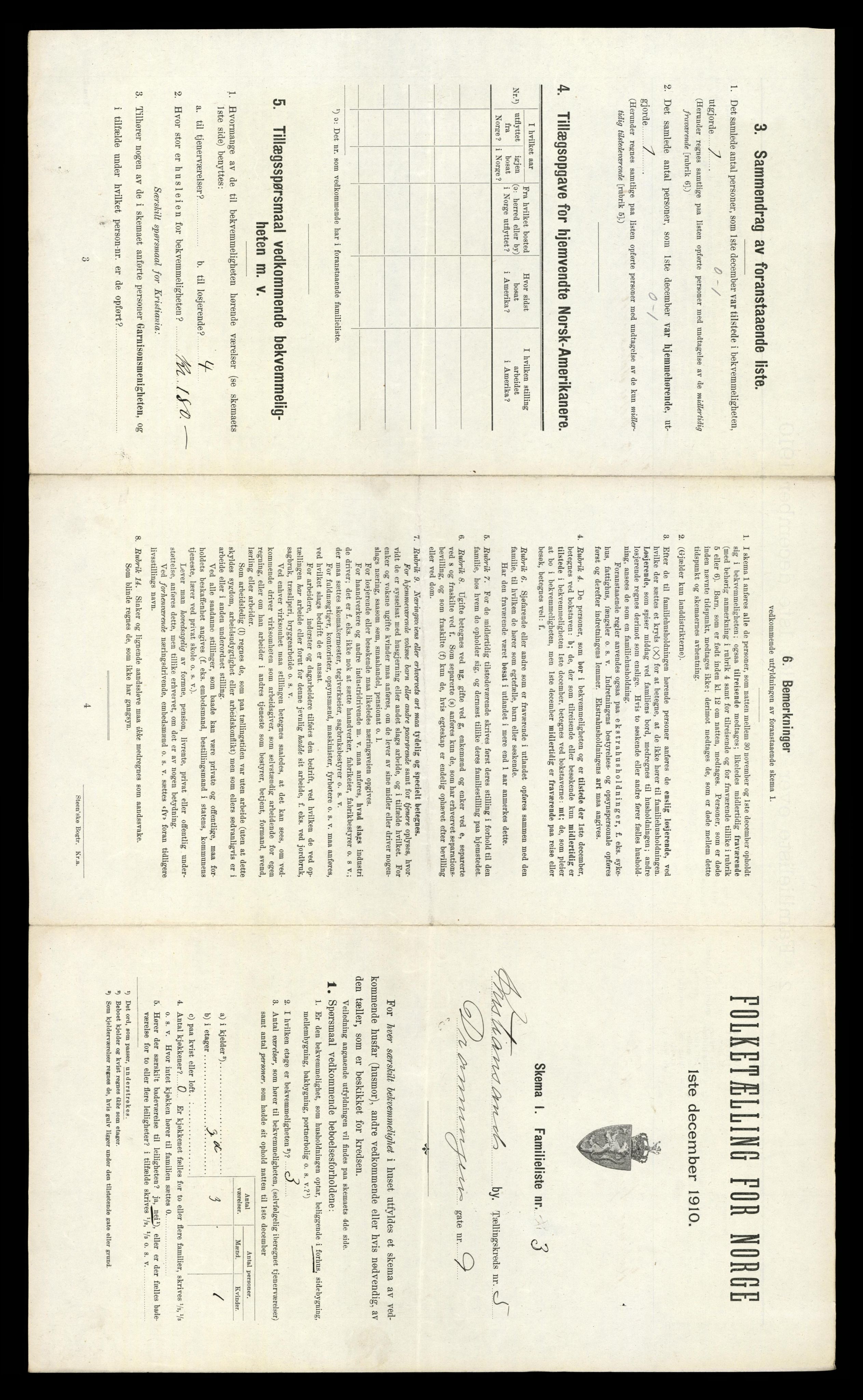 RA, Folketelling 1910 for 1001 Kristiansand kjøpstad, 1910, s. 1008