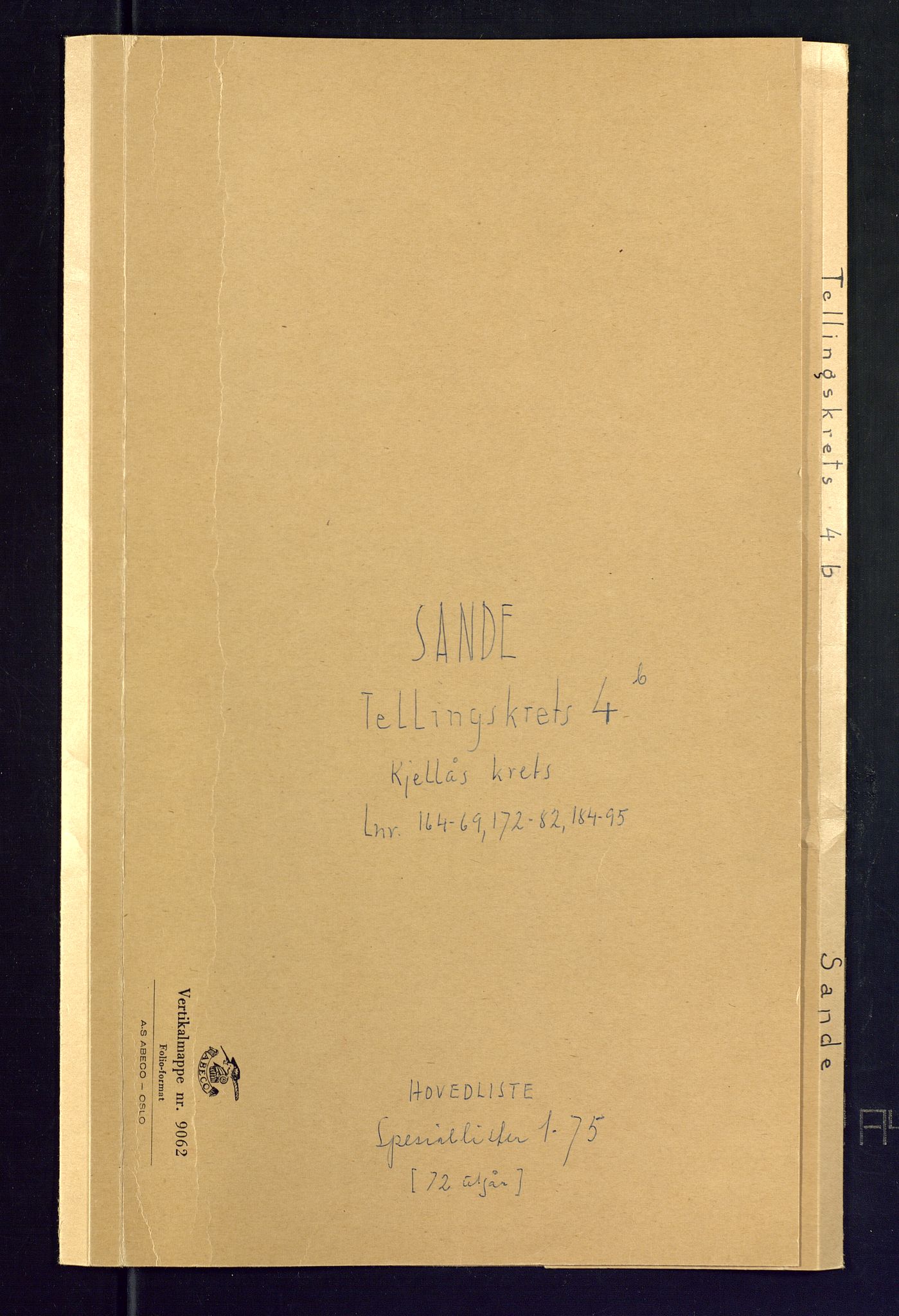 SAKO, Folketelling 1875 for 0713P Sande prestegjeld, 1875, s. 24